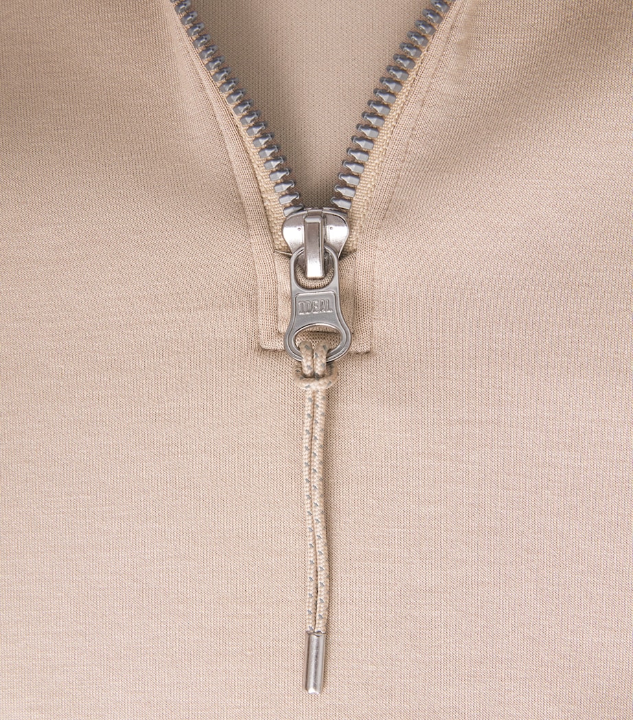 SPANX Womens AirEssentials Half-zip Sweatshirt Dune Image 6