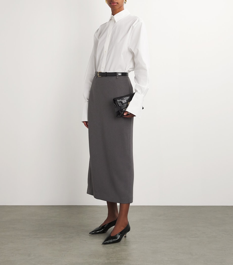 Leather Babouche Kitten Heel 35 BLACK Image 2