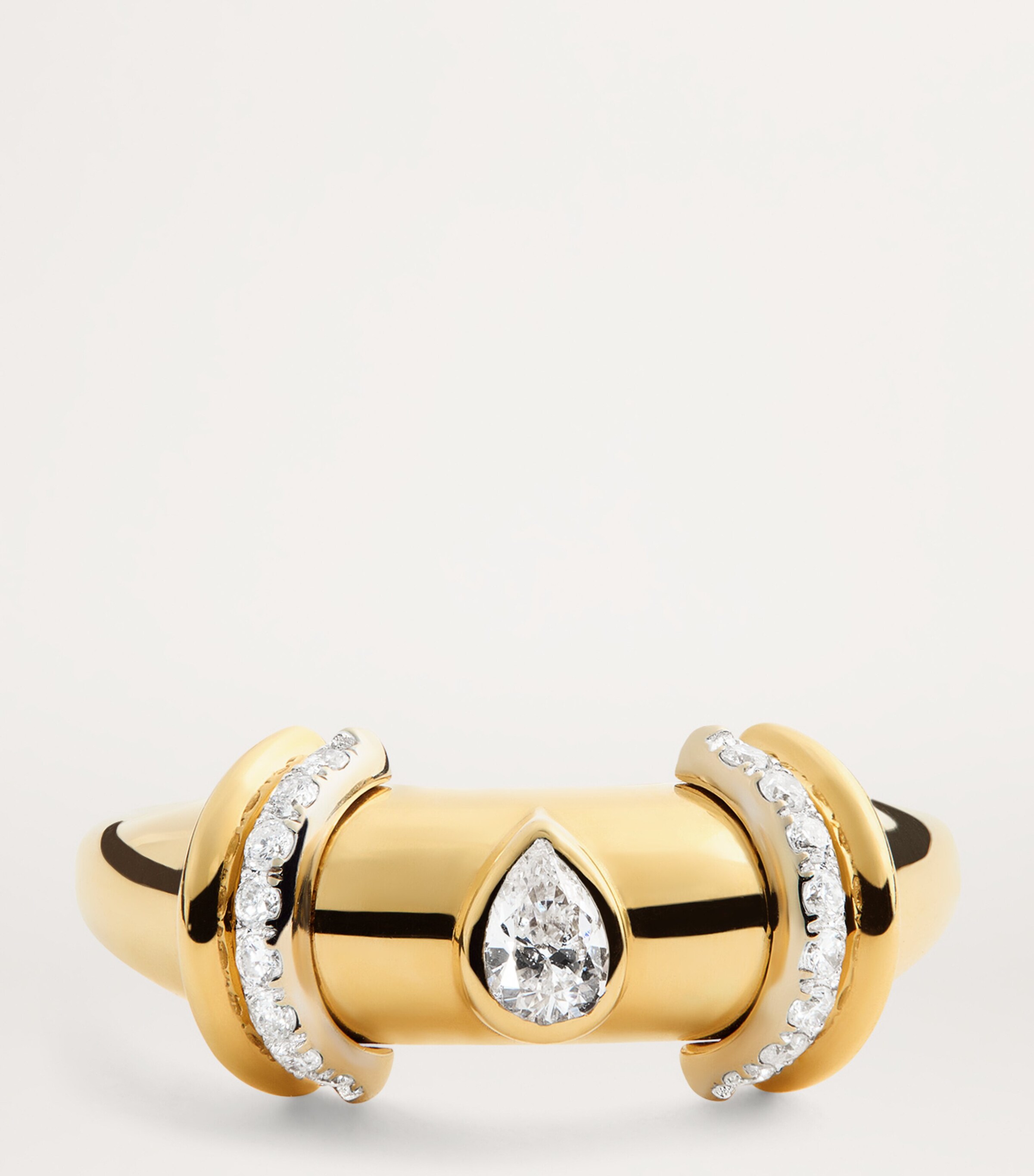 L'ATELIER NAWBAR Yellow Gold and Diamond Sailor Moon Ring Yellow Gold Image 4