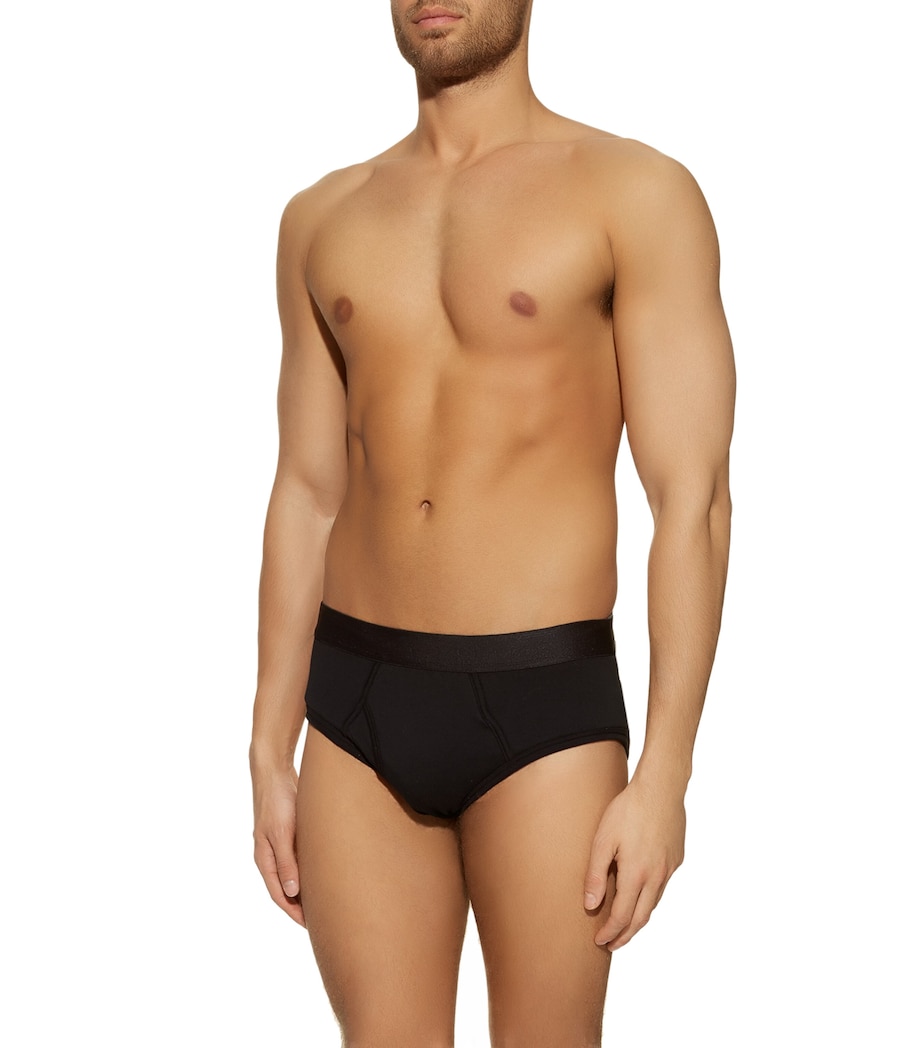 Superfine Cotton Briefs BKAA - BLK Image 2
