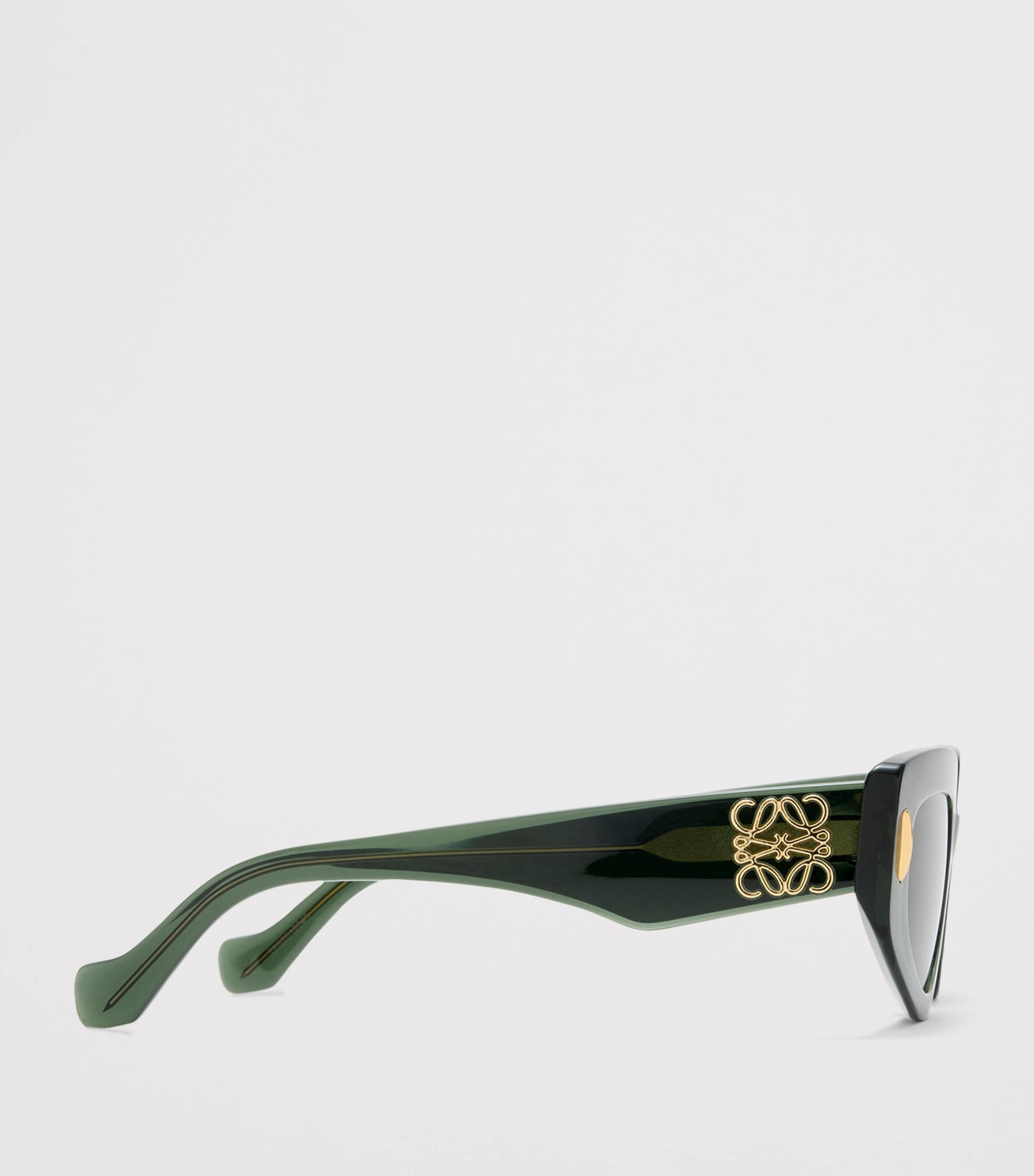 Small Butterfly Screen Sunglasses DARK GREEN Image 3