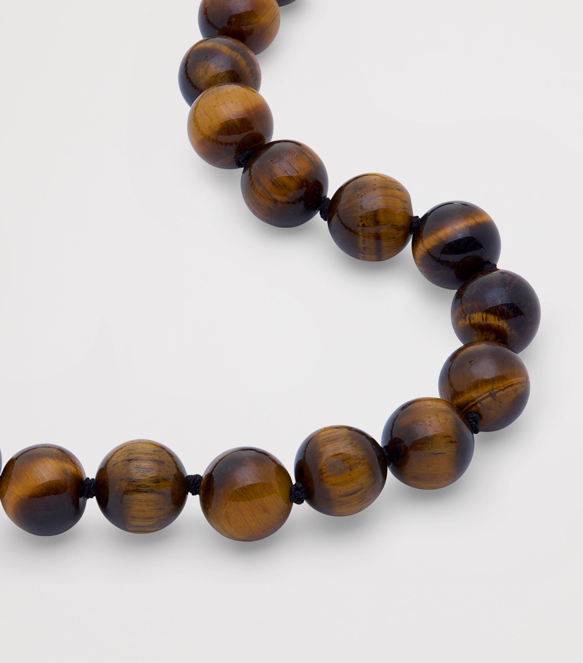 Monica Vinader Gold Vermeil and Tiger’s Eye Kate Young Bead Necklace Gold Vermeil Image 4