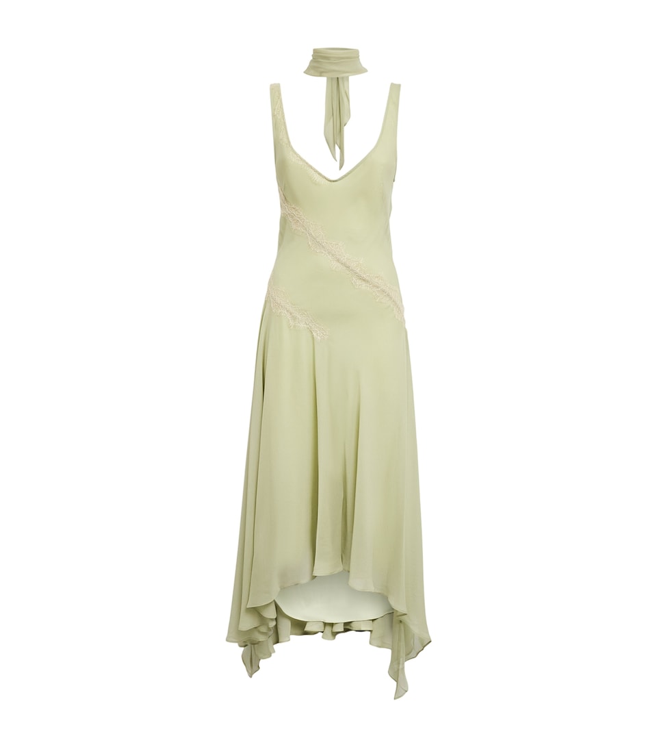 De La Vali Aurora Midi Dress Mint Green
