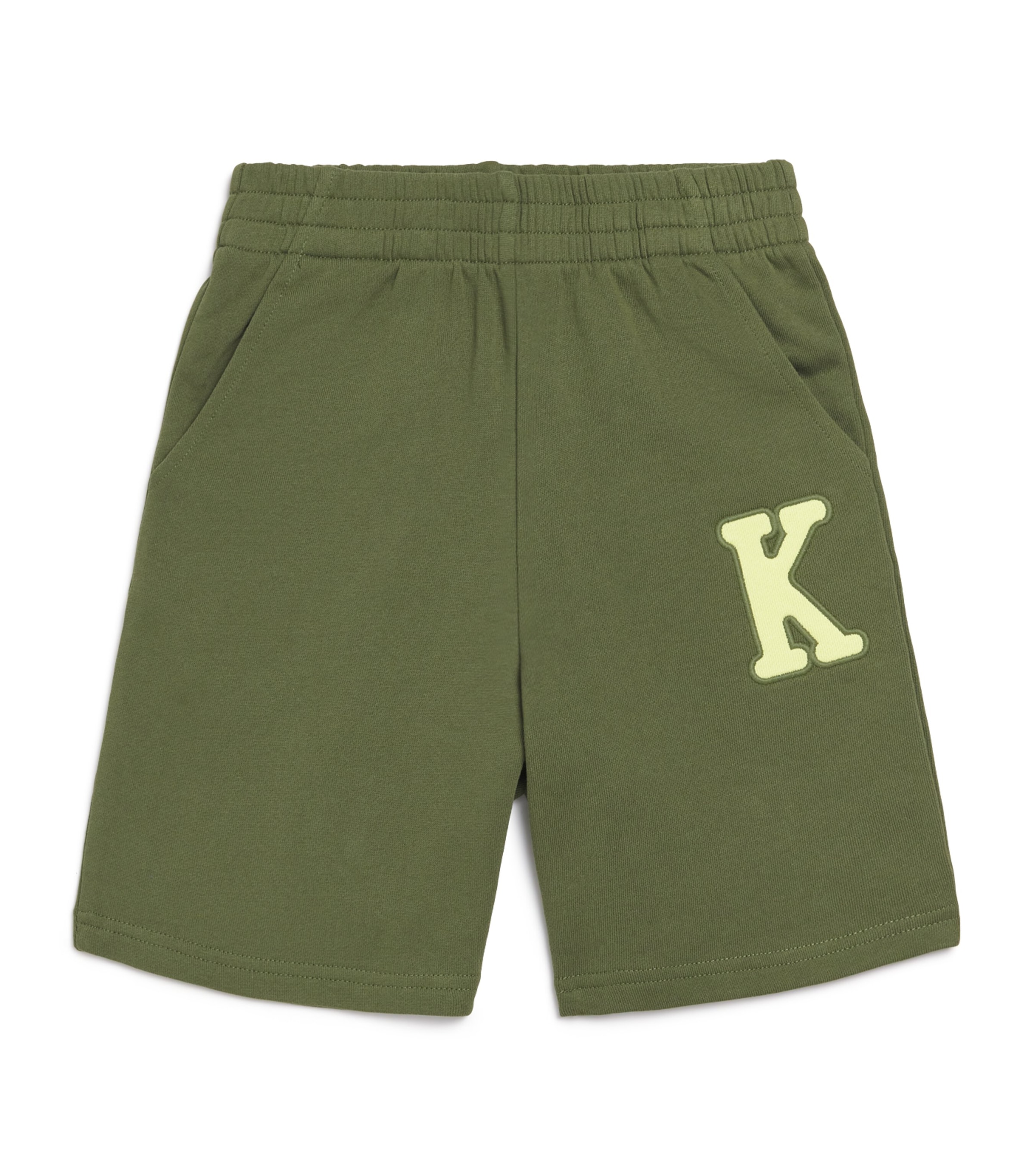 Cotton Logo Sweat Shorts (2-14 Years) 64BKHAKI Image 1