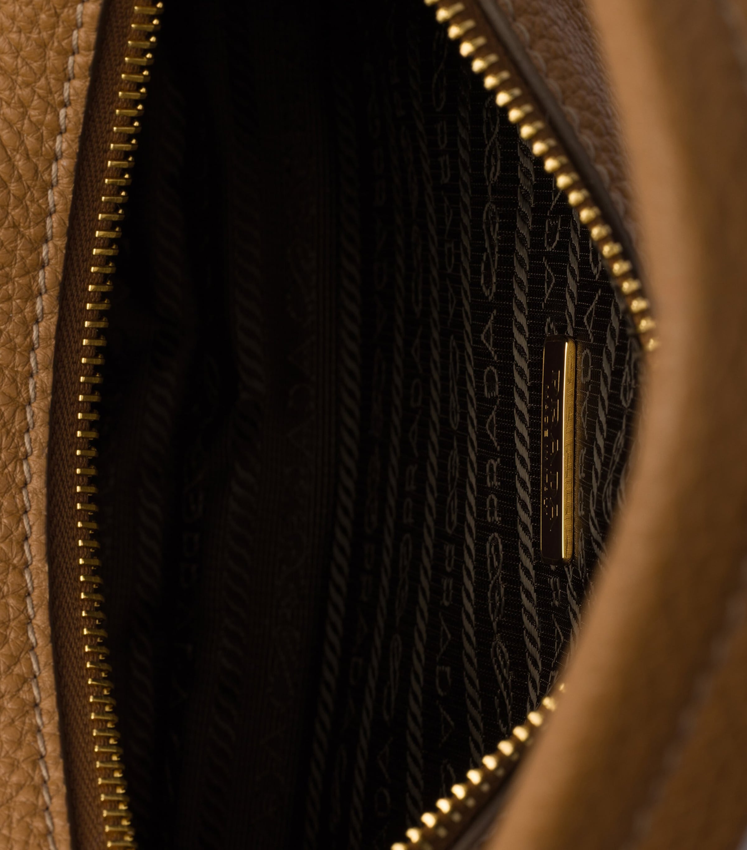 Prada Womens Small Leather Top-Handle Bag Image 4