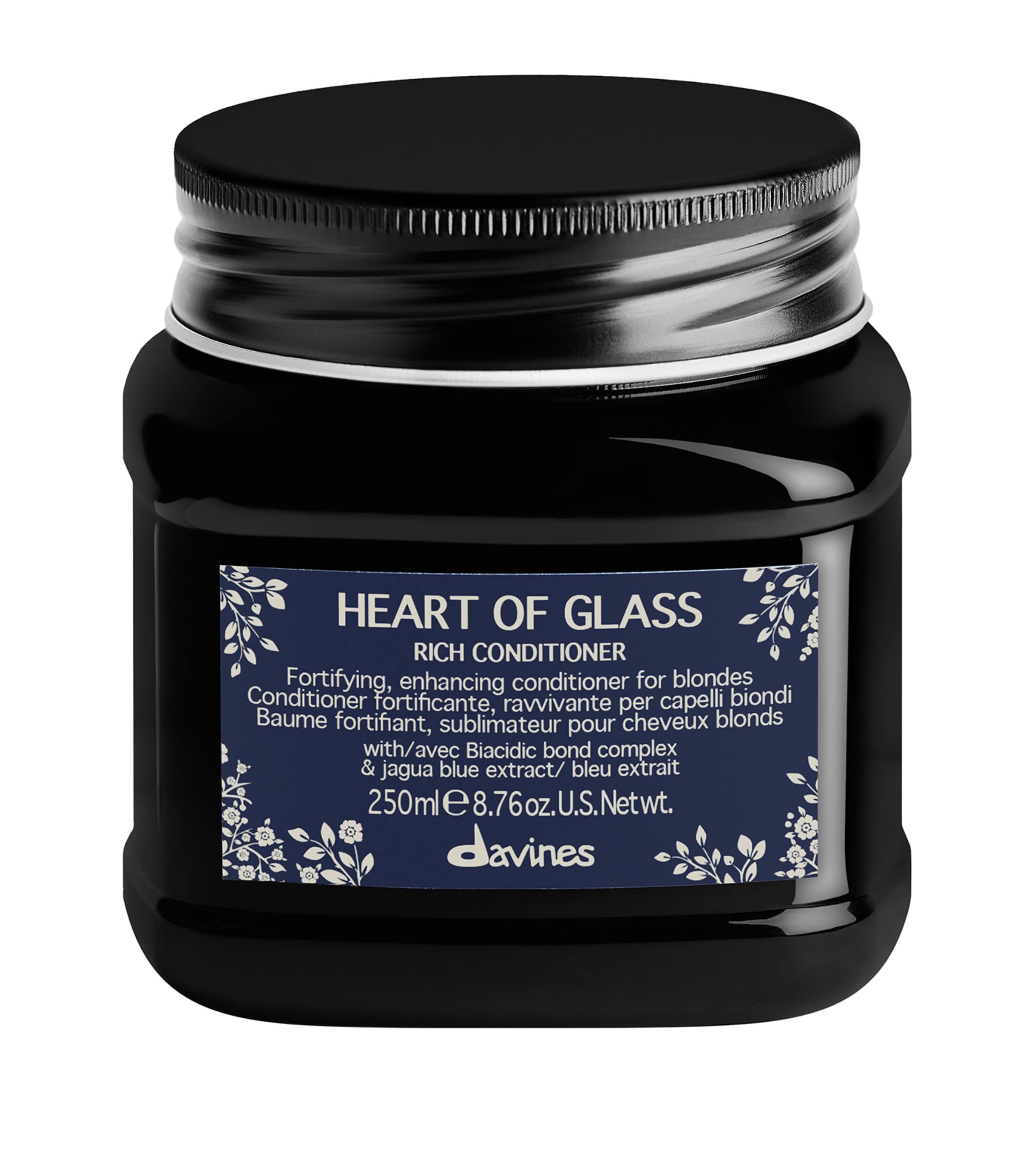 Davines Heart Of Glass Rich Conditioner In White