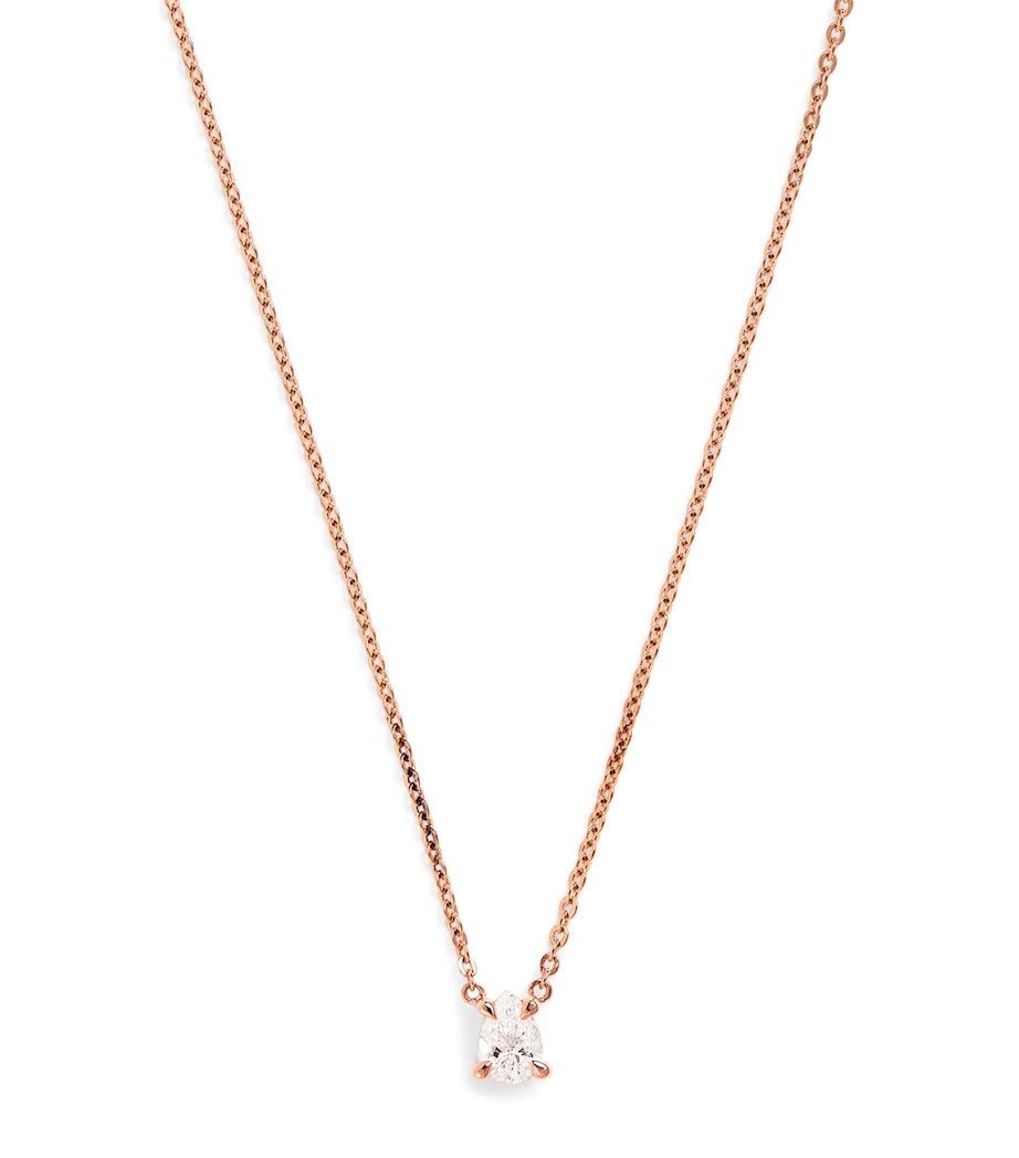 Rose Gold and Diamond Necklace (0.50ct) ROSE GOLD Image 1