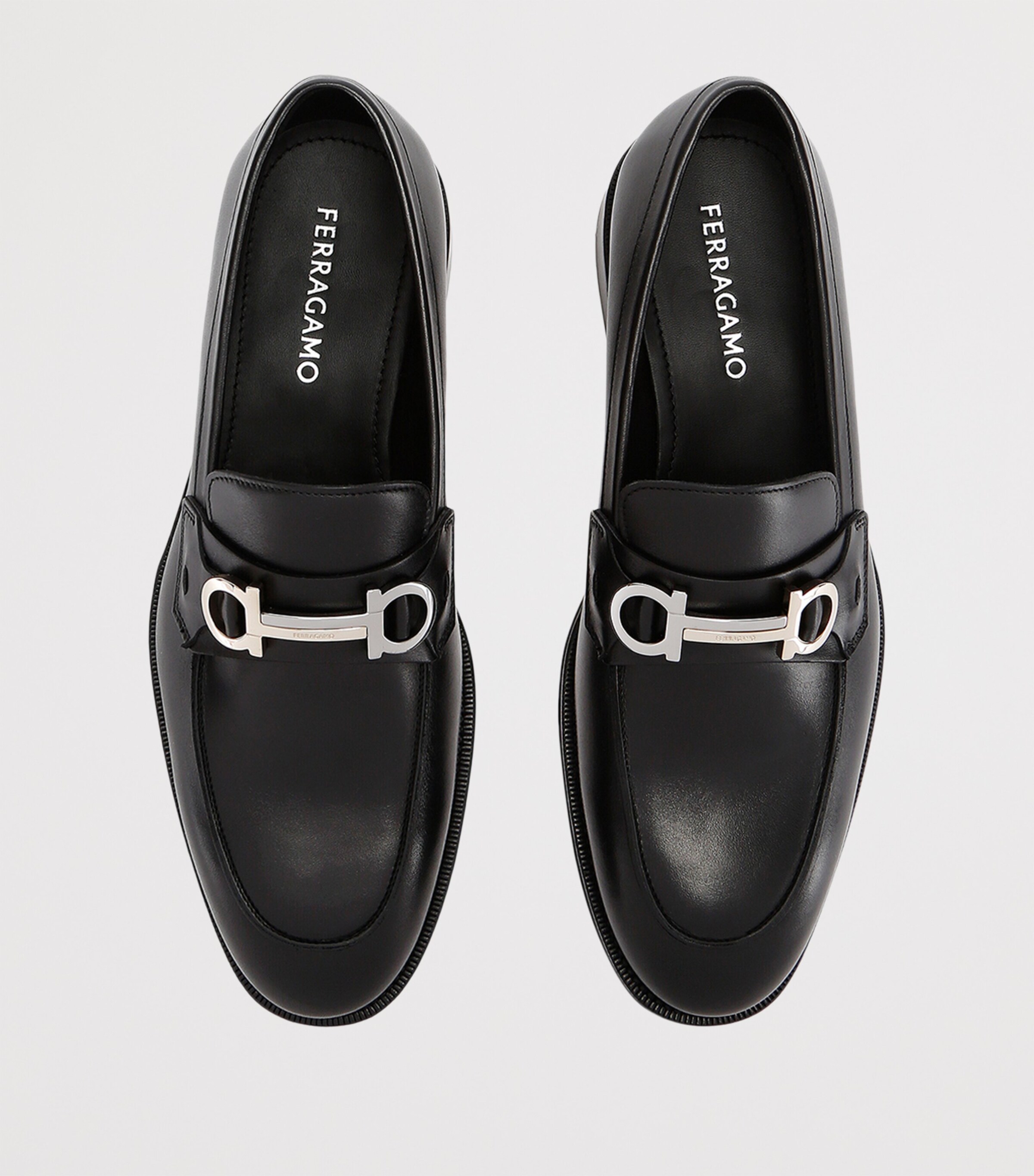 Leather Benedict Loafers BLACK Image 4