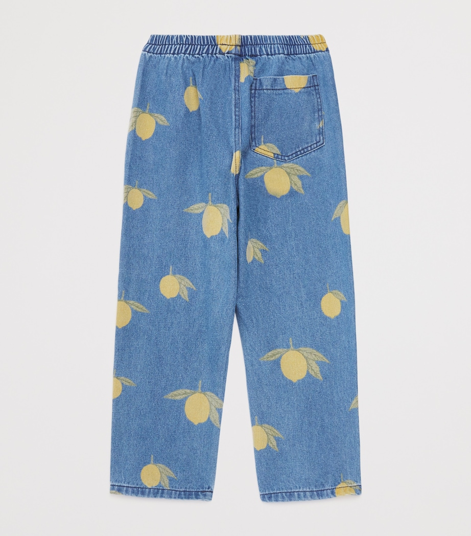 Lemon Printed Margot Jeans (9 Months - 10 Years) LEMON DENIM Image 2