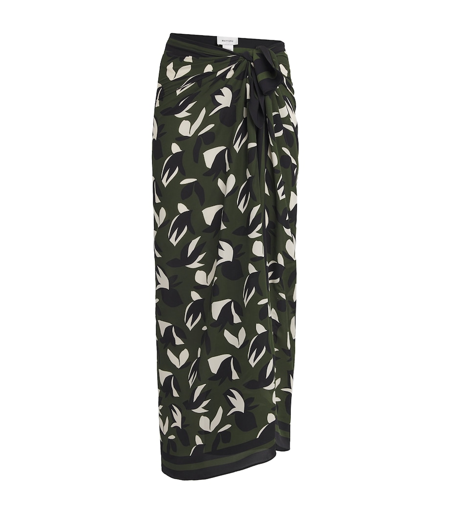 Silk Printed Sarong AGAVE Image 1