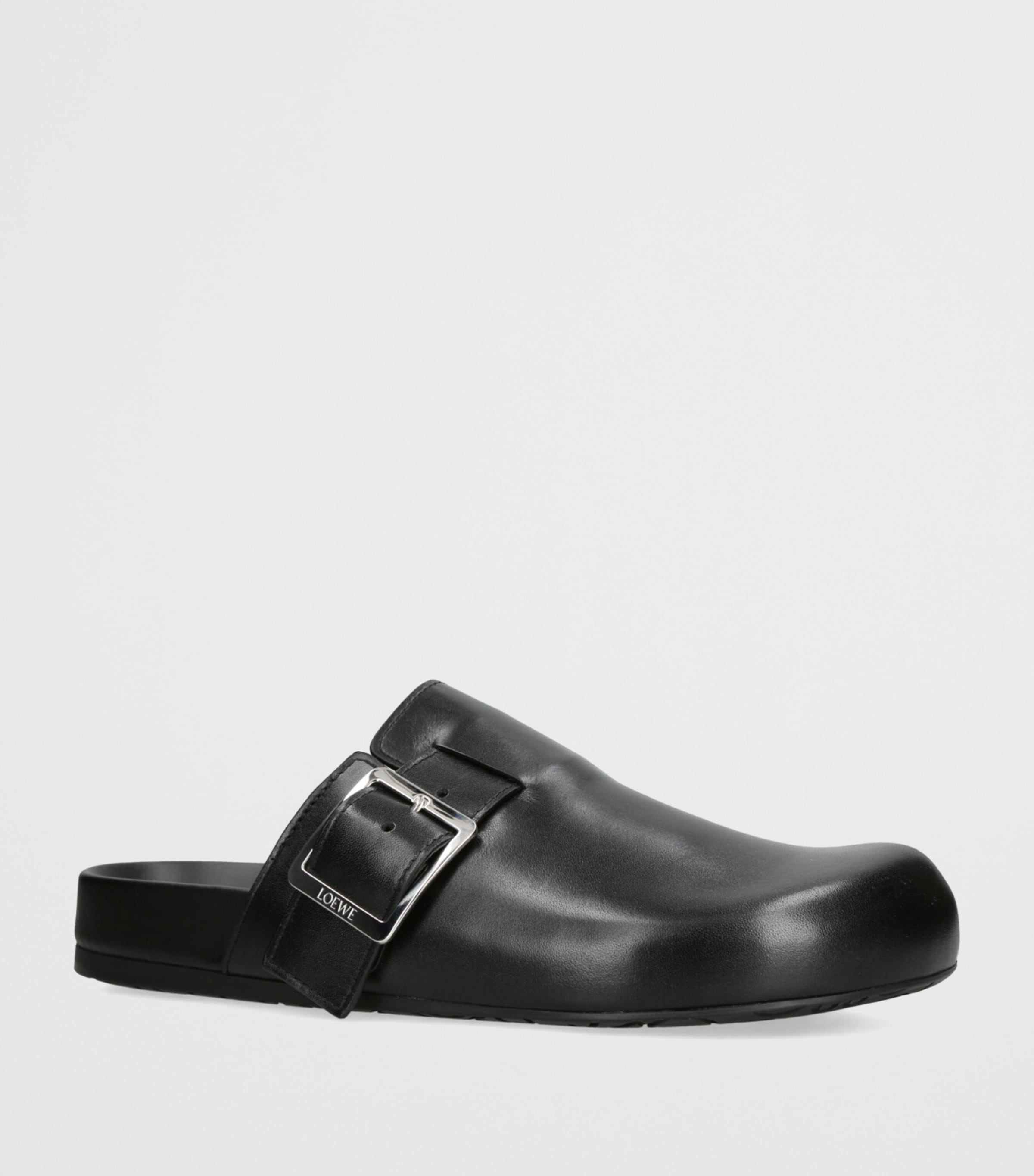 Leather Ease Mules BLACK Image 3