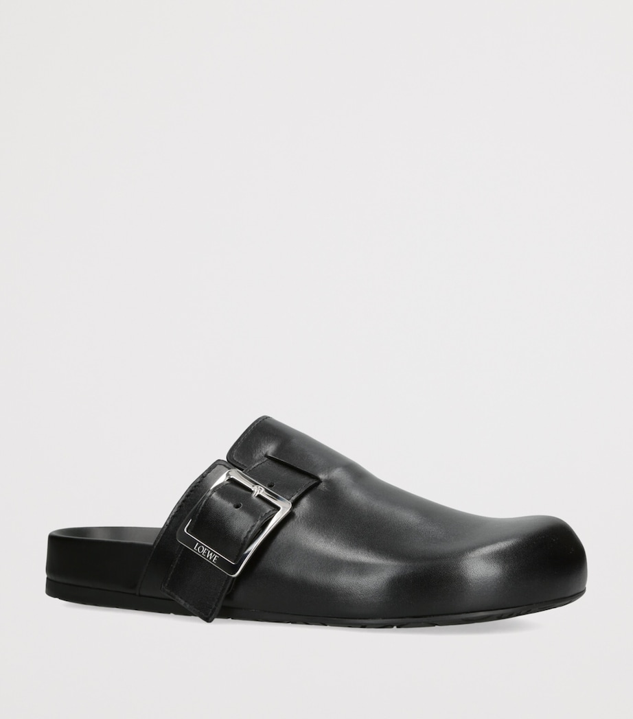 Leather Ease Mules BLACK Image 3
