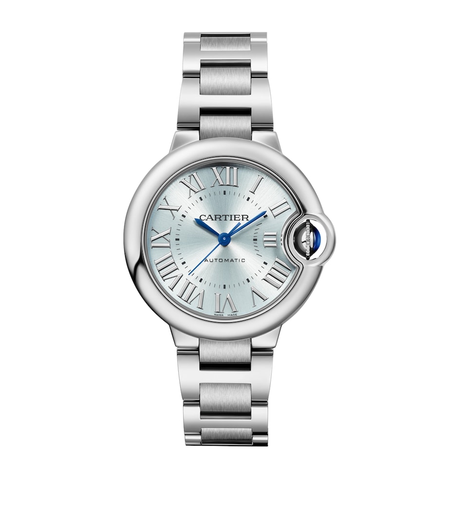 Stainless Steel Ballon Bleu de Cartier Watch 33mm SILVER Image 1