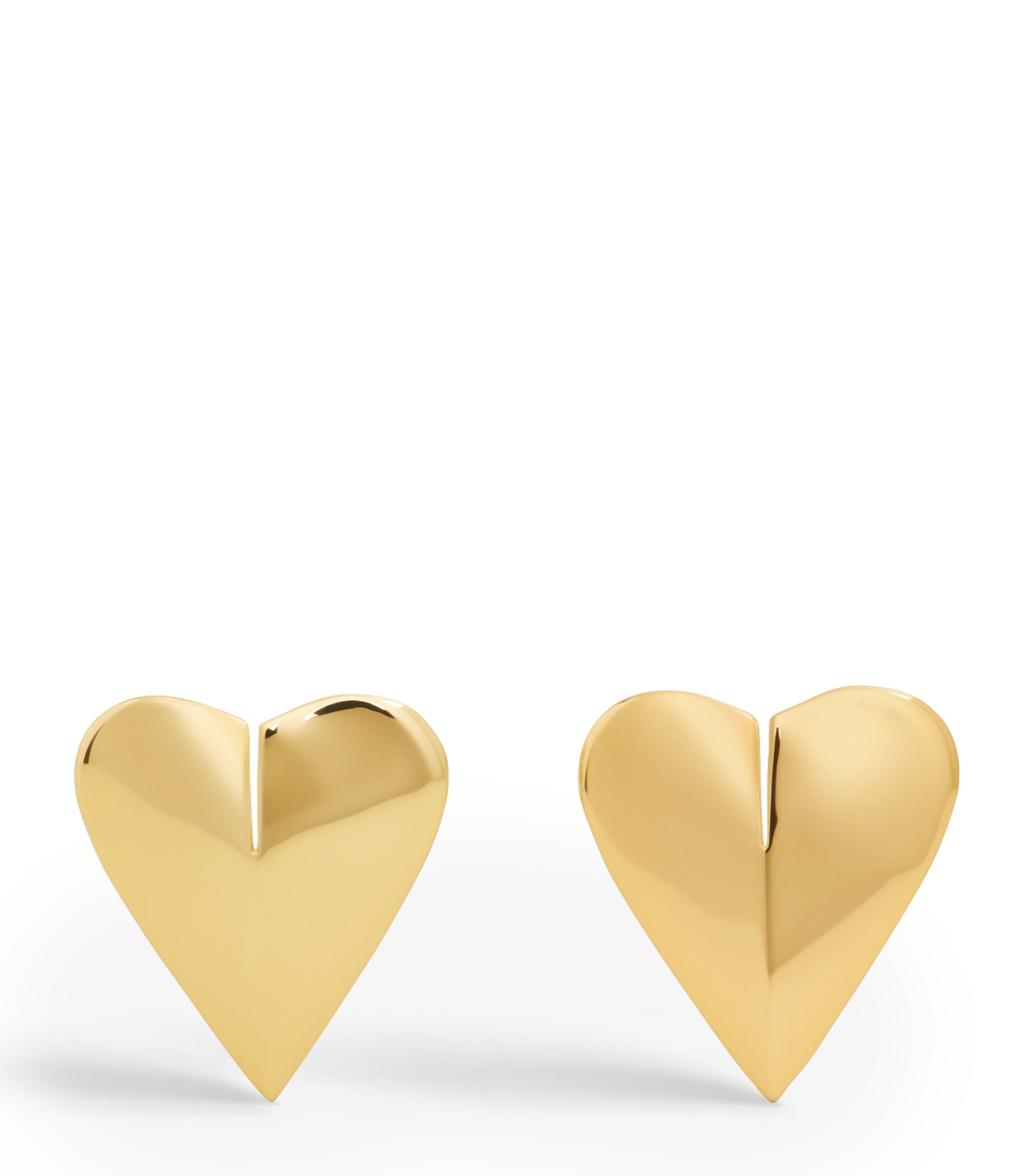 Alaïa Brass Mini Le Coeur Earrings | Fashion Jewellery | Earrings | Designers | Alaïa