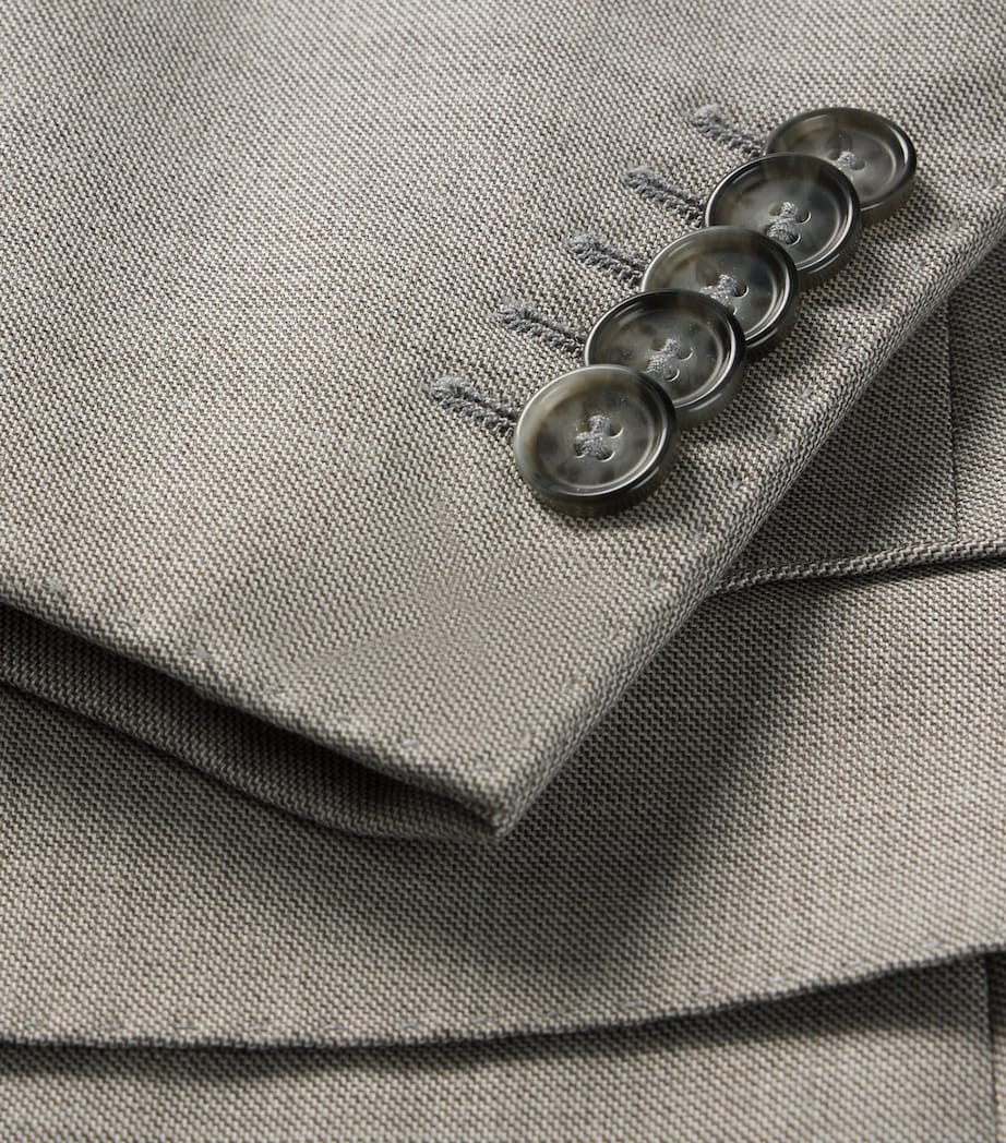 Virgin Wool Slim 2-Piece Suit 376 Image 7