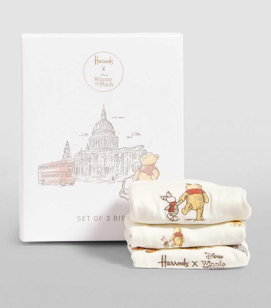 x Winnie The Pooh Bibs (Set of 3) WHITE Image 2