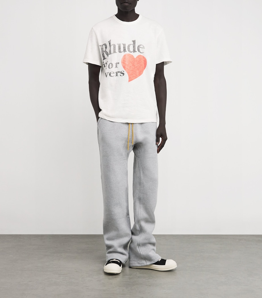 Cotton Lovers Print T-Shirt WHITE /0053 Image 2