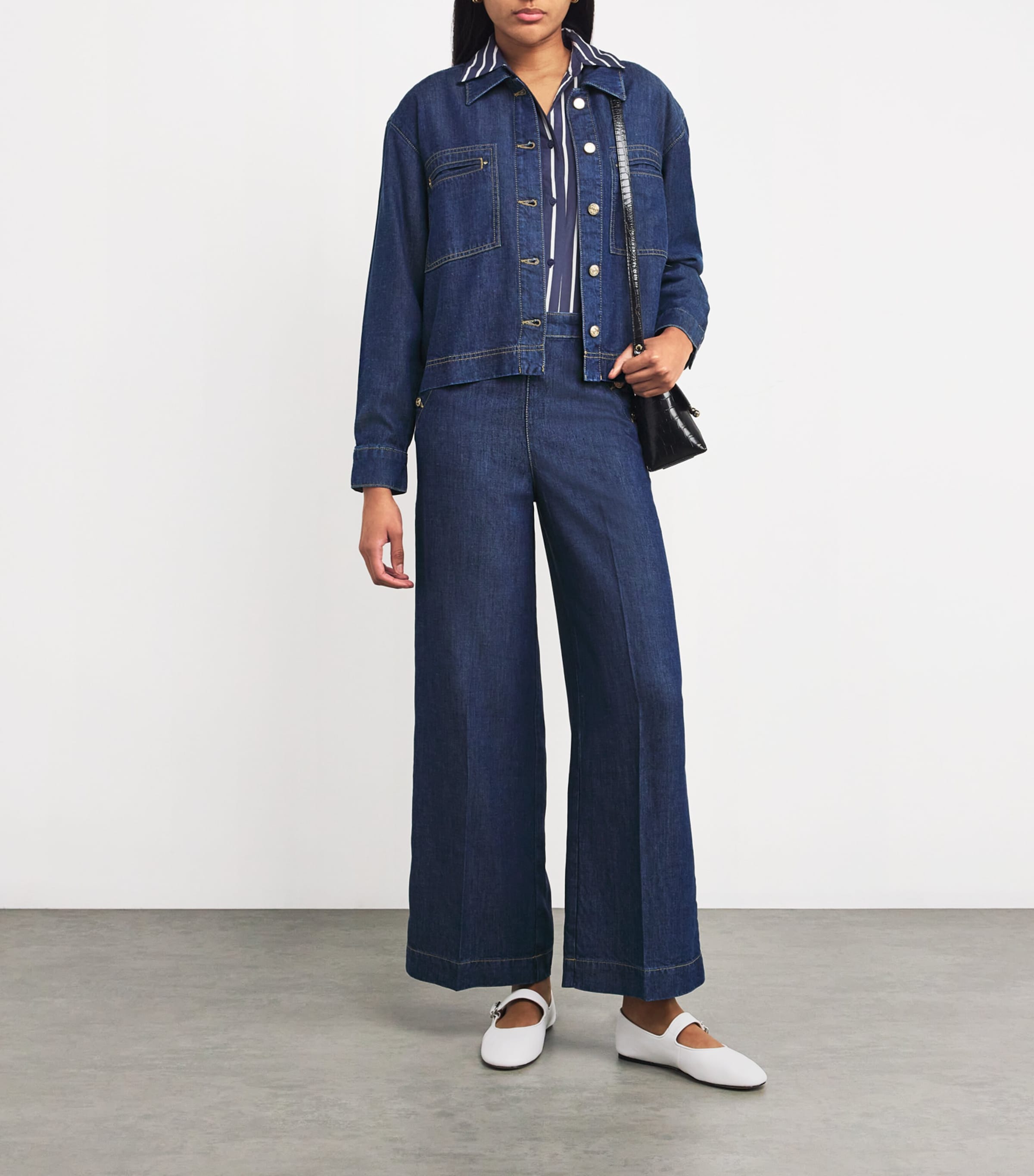 Denim Oversized Shirt INDIGO DENIM Image 2