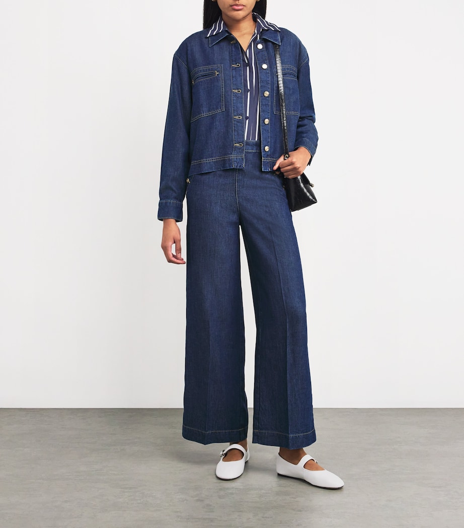 Denim Oversized Shirt INDIGO DENIM Image 2