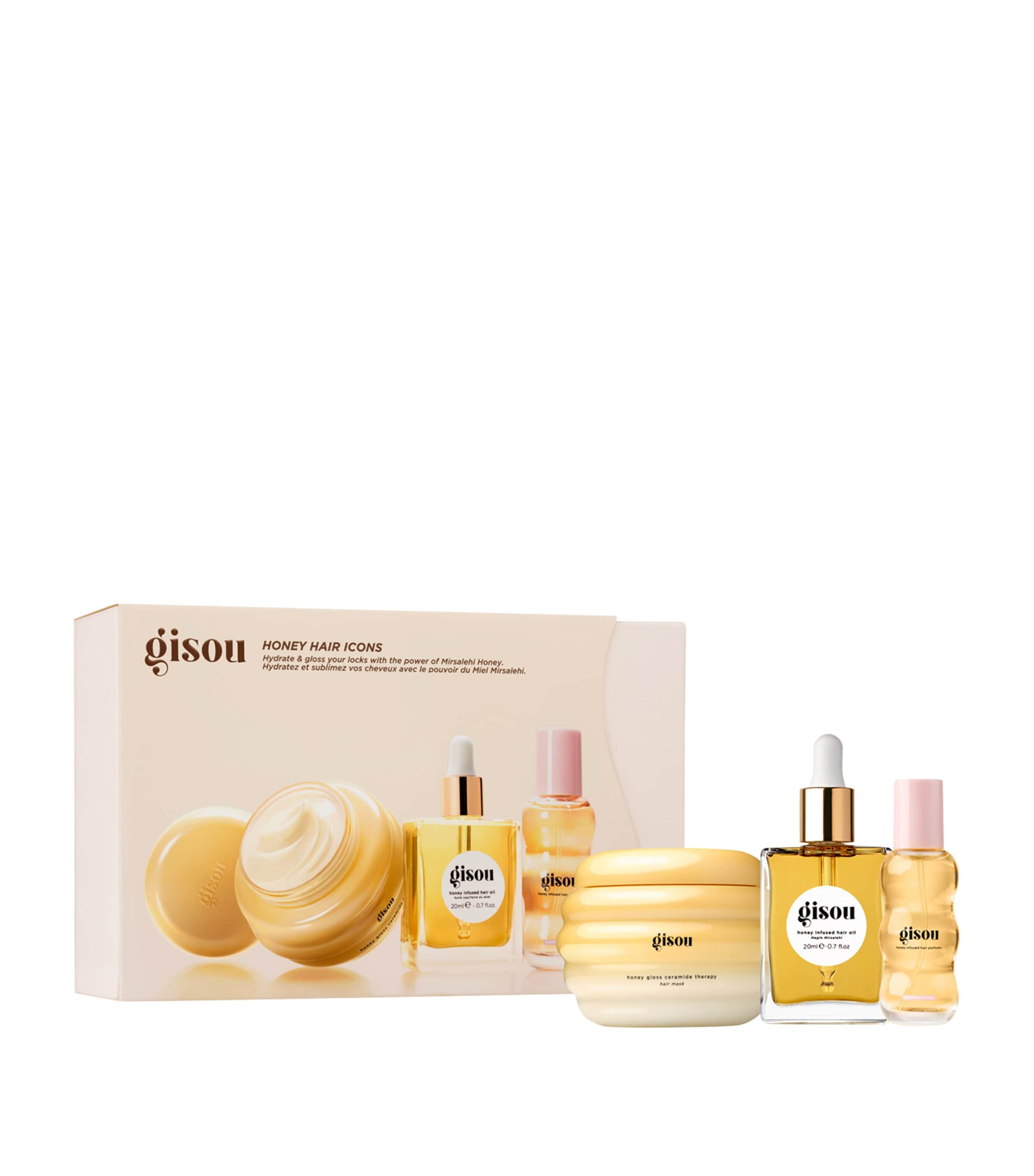 Honey Hair Icons Set