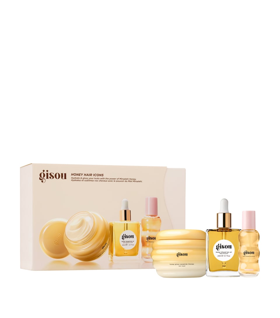 Honey Hair Icons Set