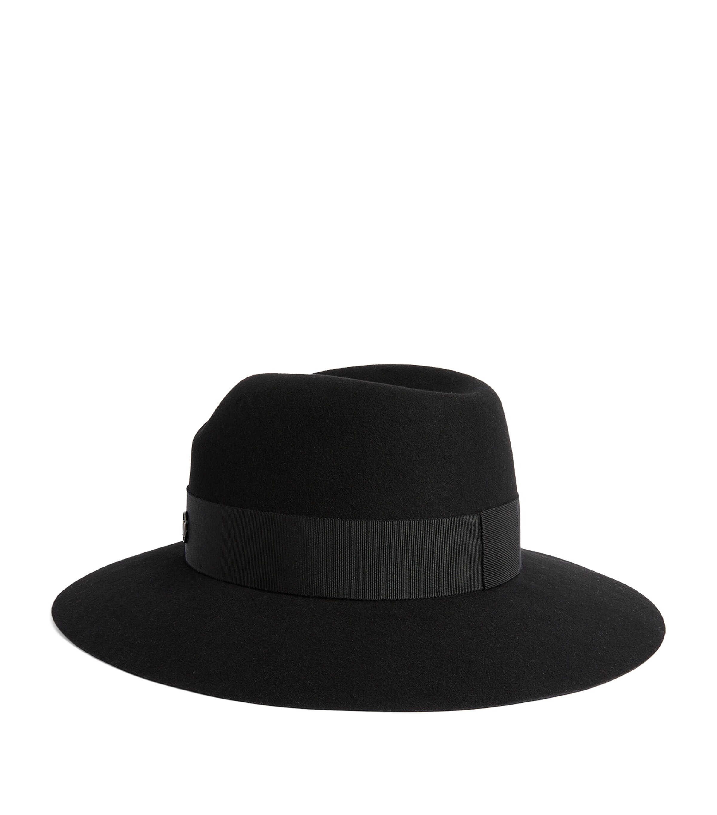 Maison Michel Wool Felt Virginie Fedora Black Image 2