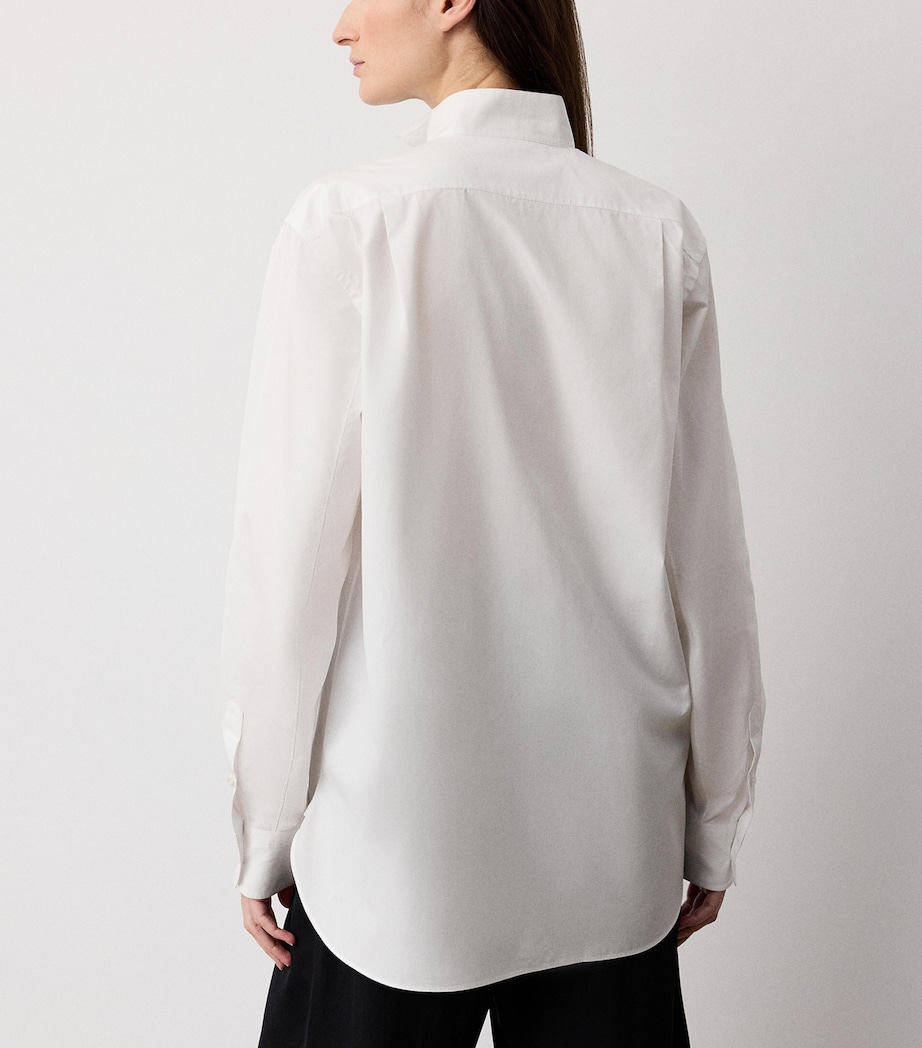 Ralph Lauren Collection Womens Cotton Broadcloth Courtney Shirt White Image 4