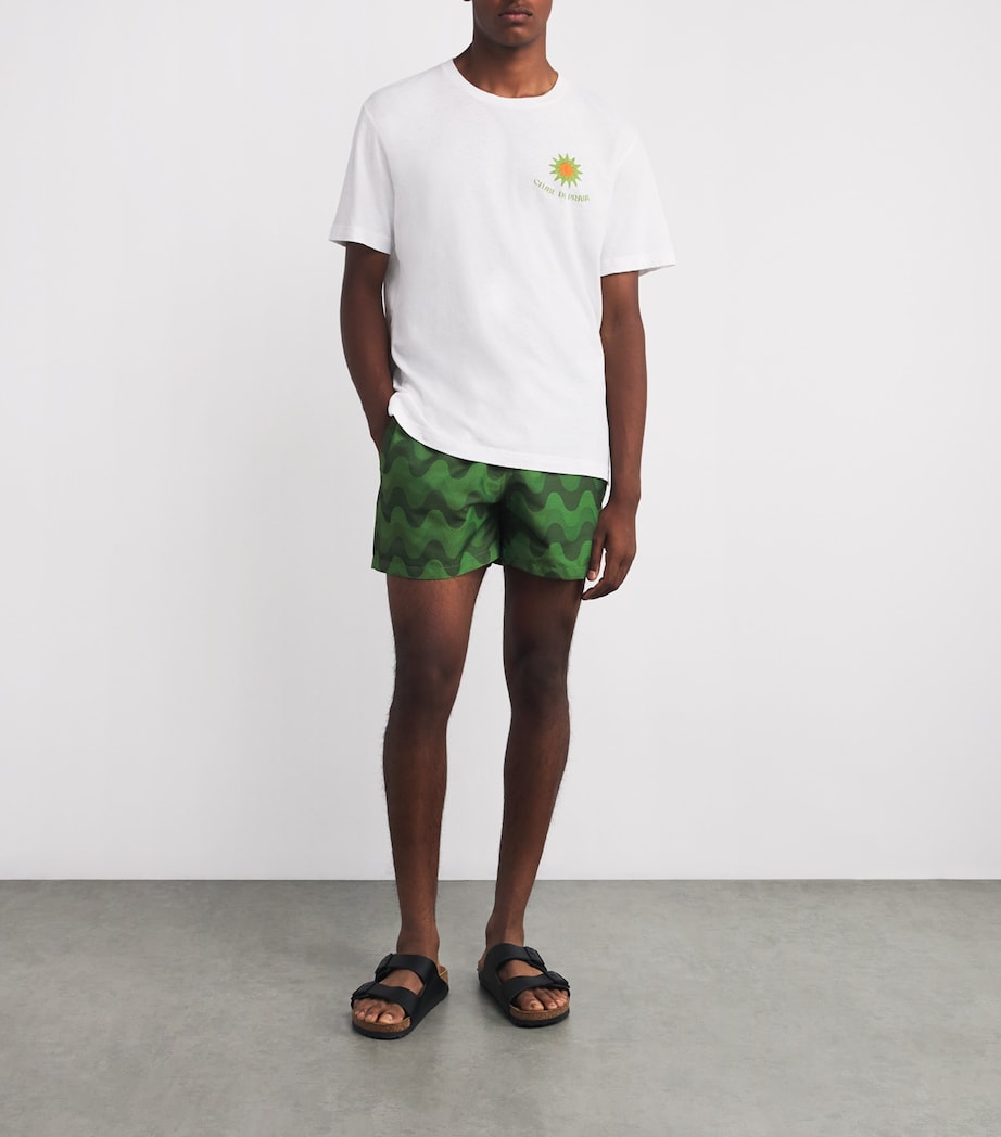 Raffia Copa Rio Swim Shorts 882 DK PARAKEET GRN Image 2