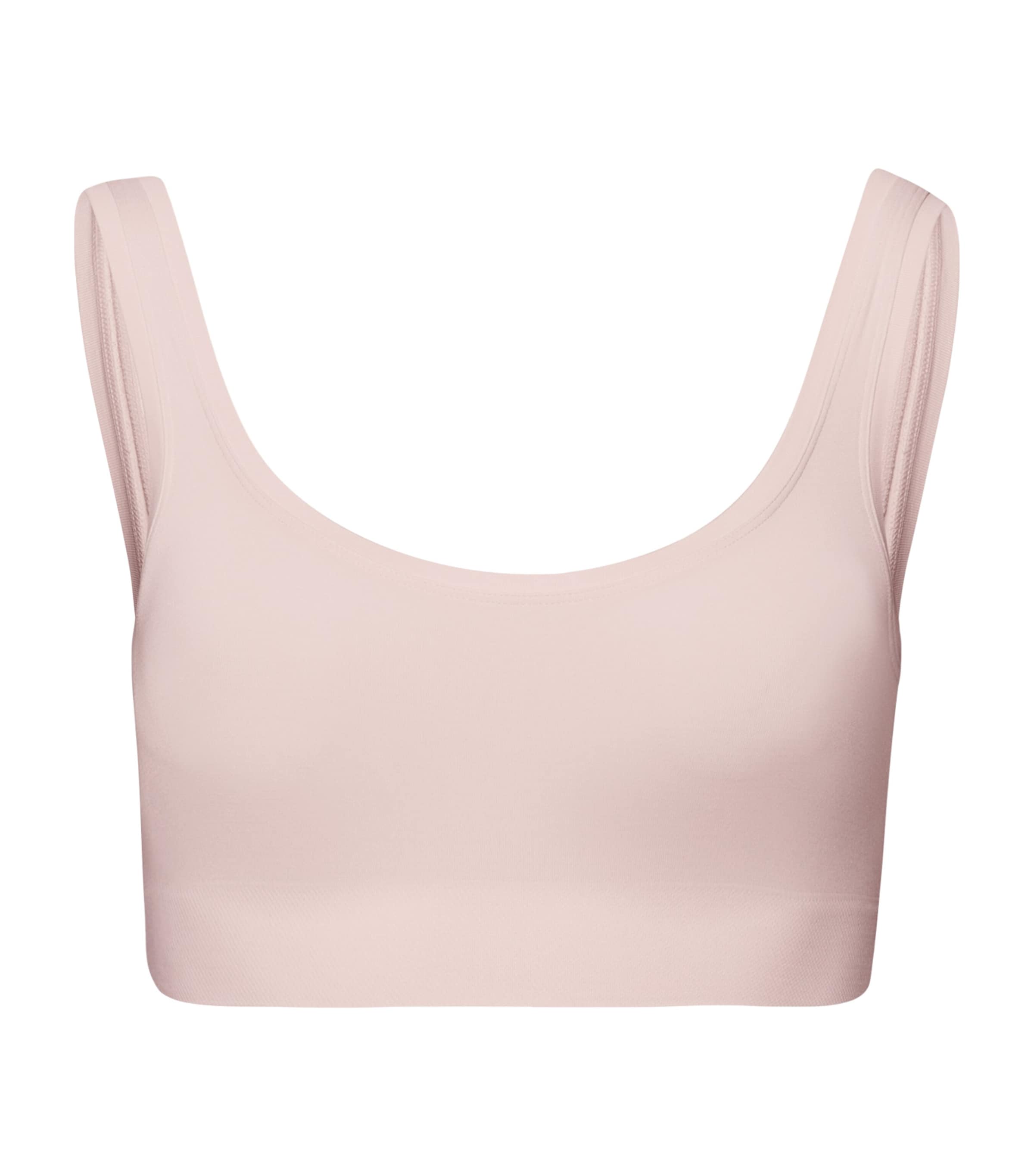 Shop Hanro Touch Feeling Crop Top In Ivory