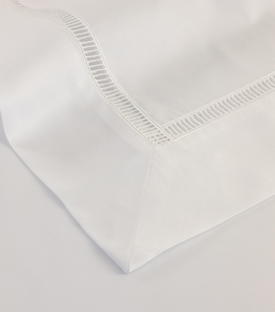 Colisée Blanc Super King Flat Sheet (270cm x 295cm) BLANC Image 3