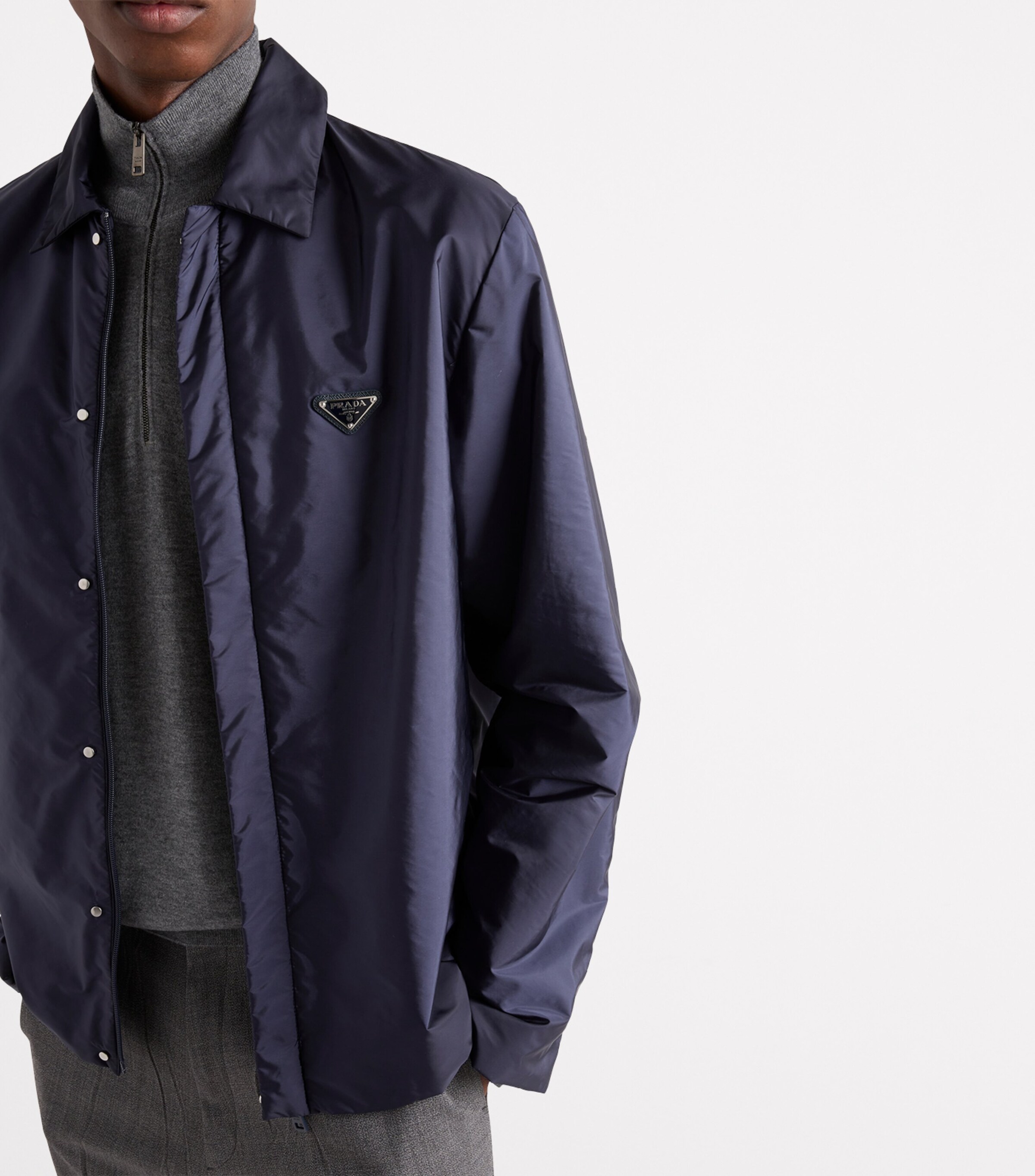 Prada Re-Nylon Shirt Jacket | Harrods UK