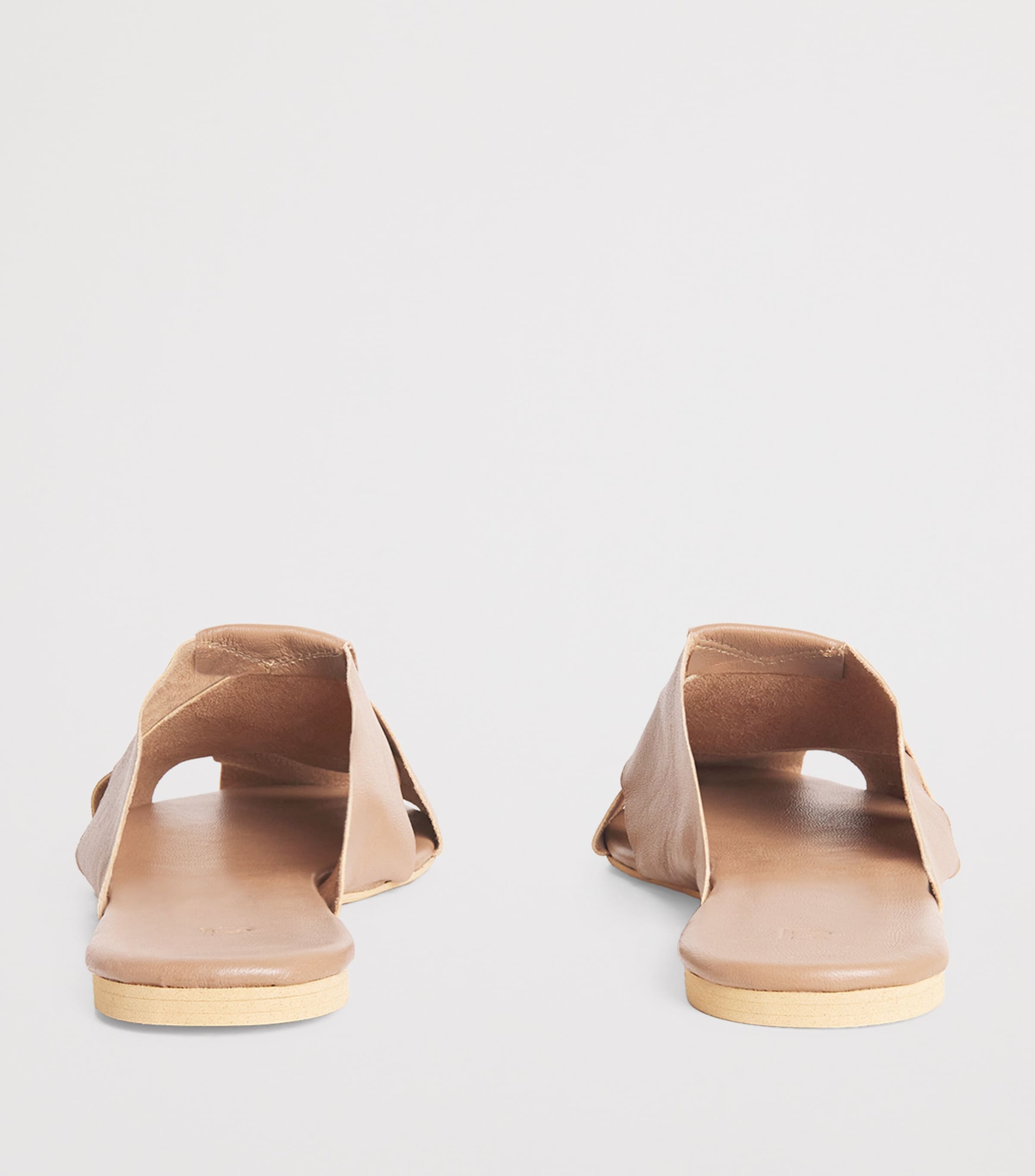 Leather Mules LEATHER COFFEE Image 4