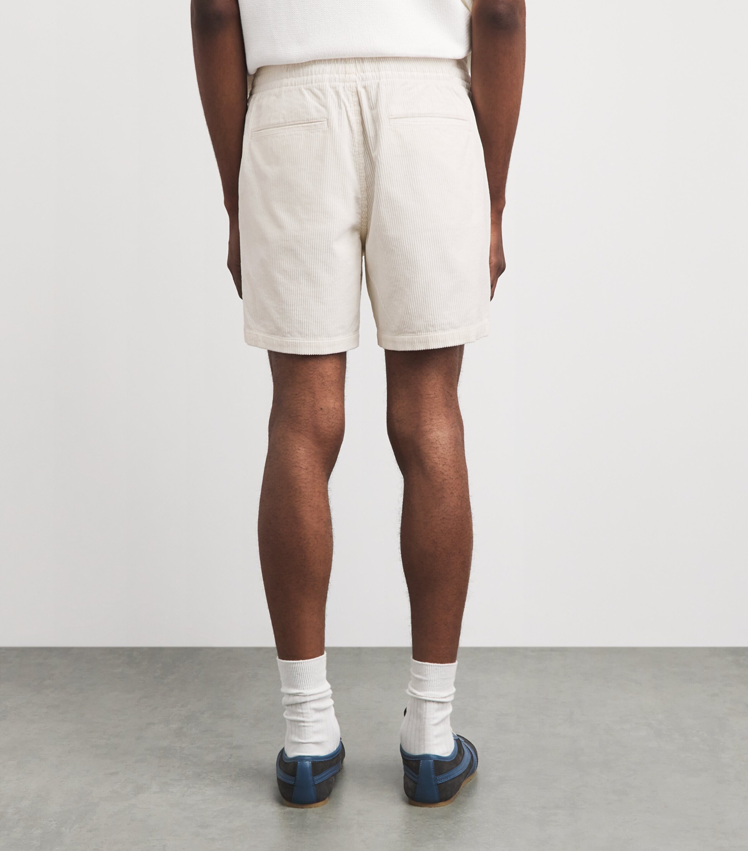 Polo Ralph Lauren Mens Cotton Corduroy Prepster Shorts Warm White Image 5