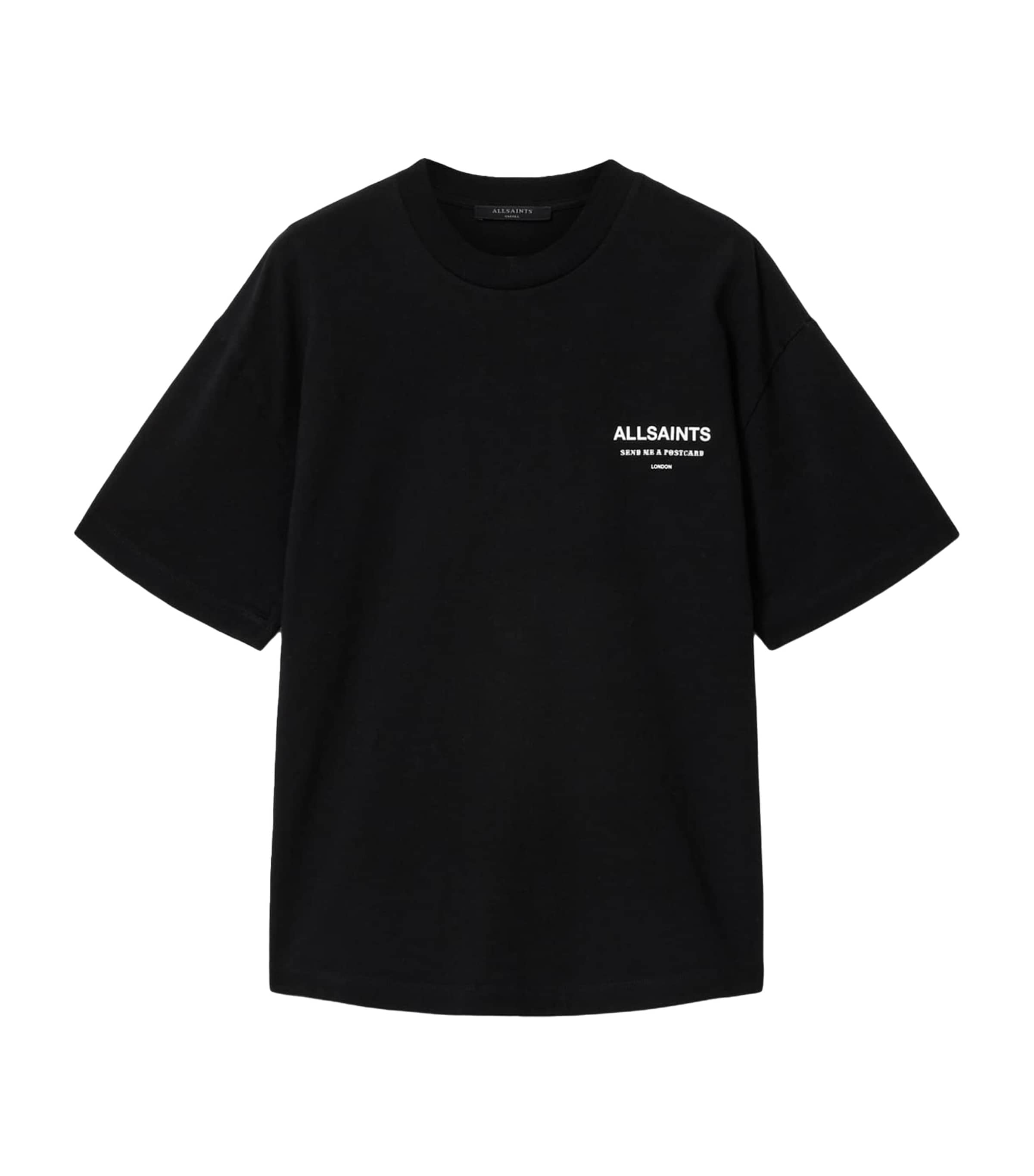 AllSaints Womens Organic Cotton Dreamer Etta T-Shirt Black Image 1