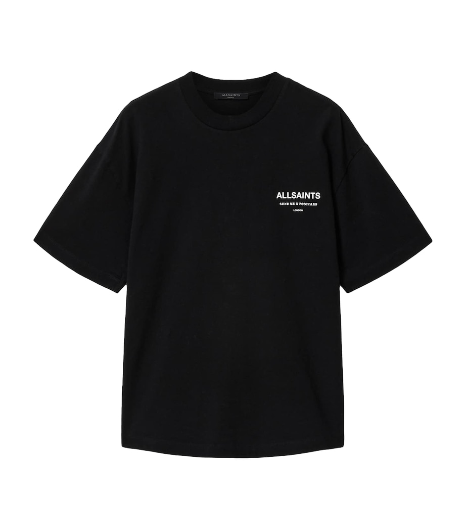 AllSaints Womens Organic Cotton Dreamer Etta T-Shirt Black Image 1