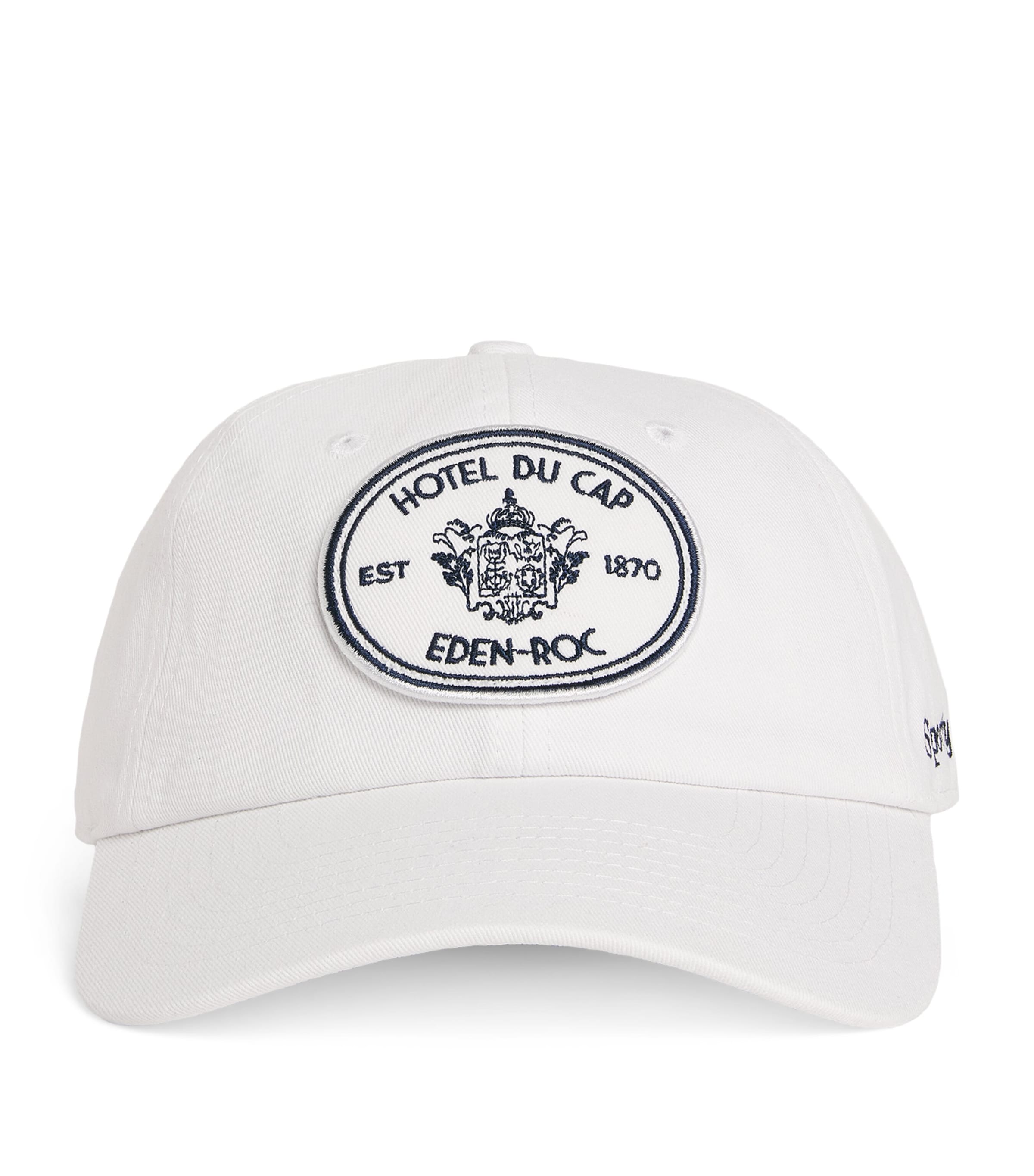 Sporty And Rich Eden Crest Baseball Cap In White