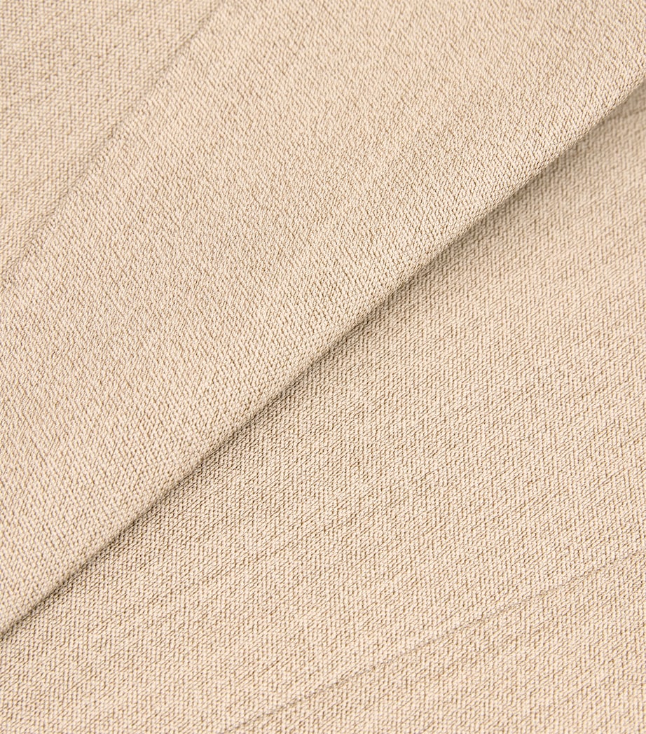 Virgin Wool Slit Back Blazer GINGEMBRE/725 Image 5