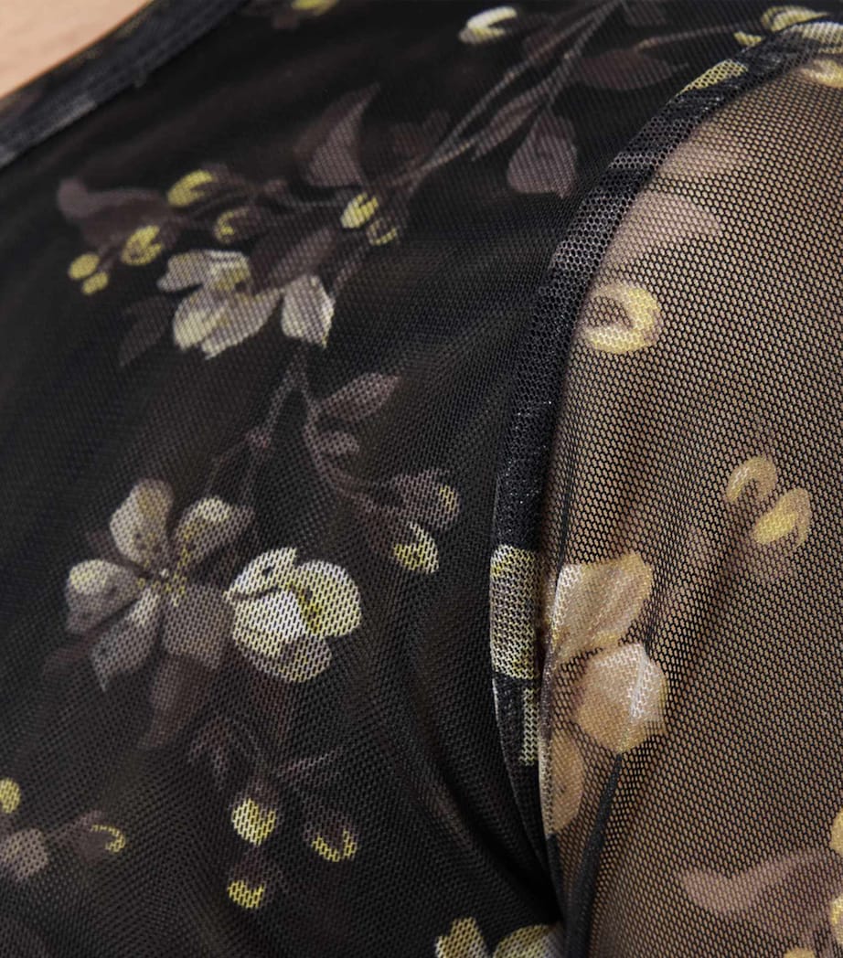 Long-Sleeve Floral Ellie T-Shirt VINE BLACK Image 9