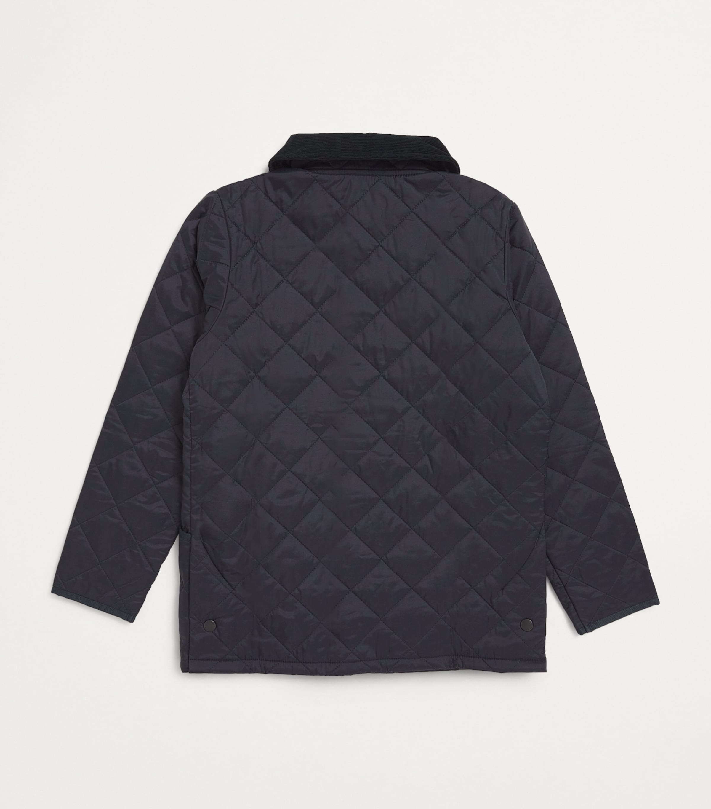 Barbour Kids Quilted Liddesdale Jacket (6-15 Years) Navy/gardenia Image 2