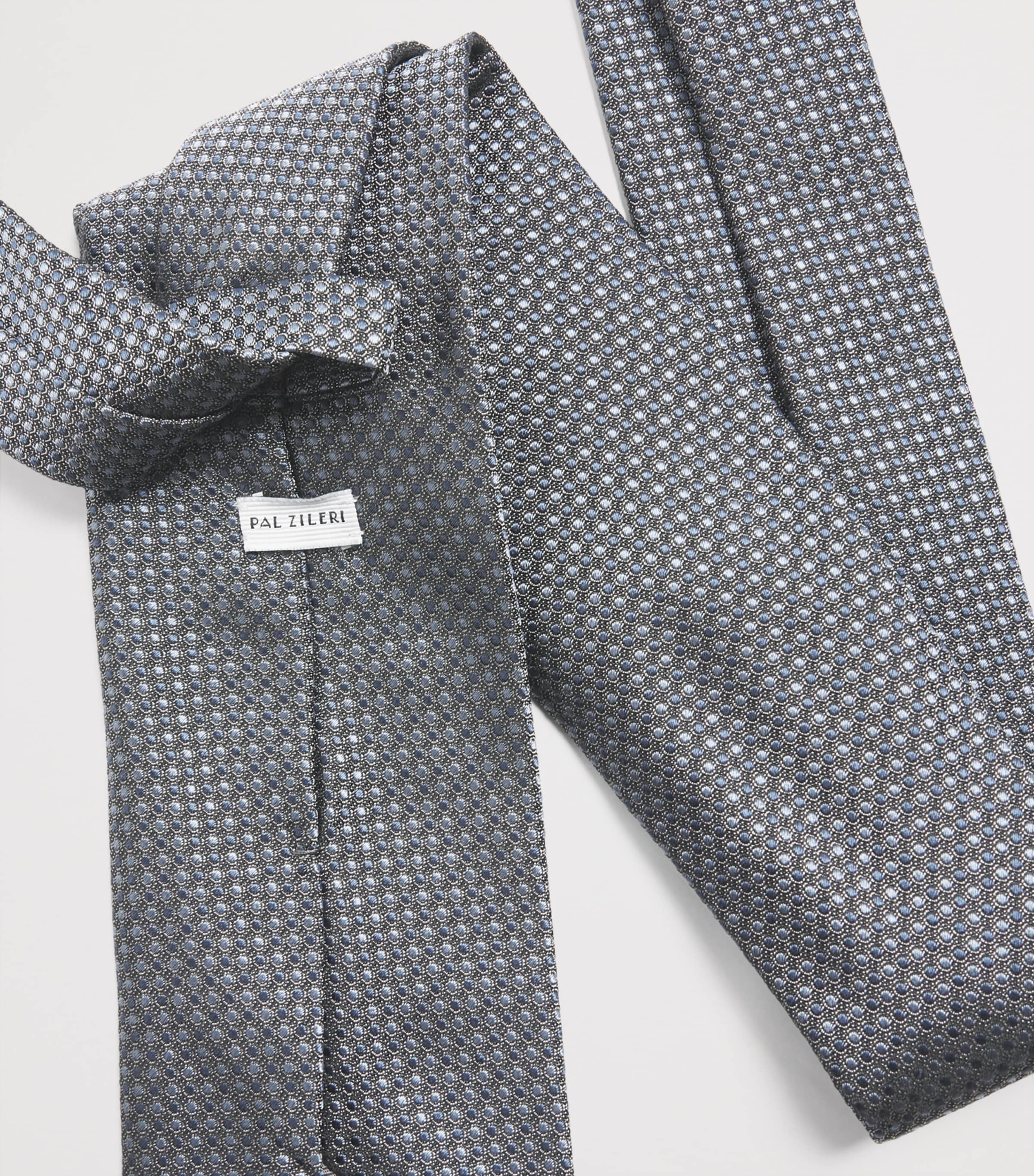 Pal Zileri Silk Geometric Tie Image 3
