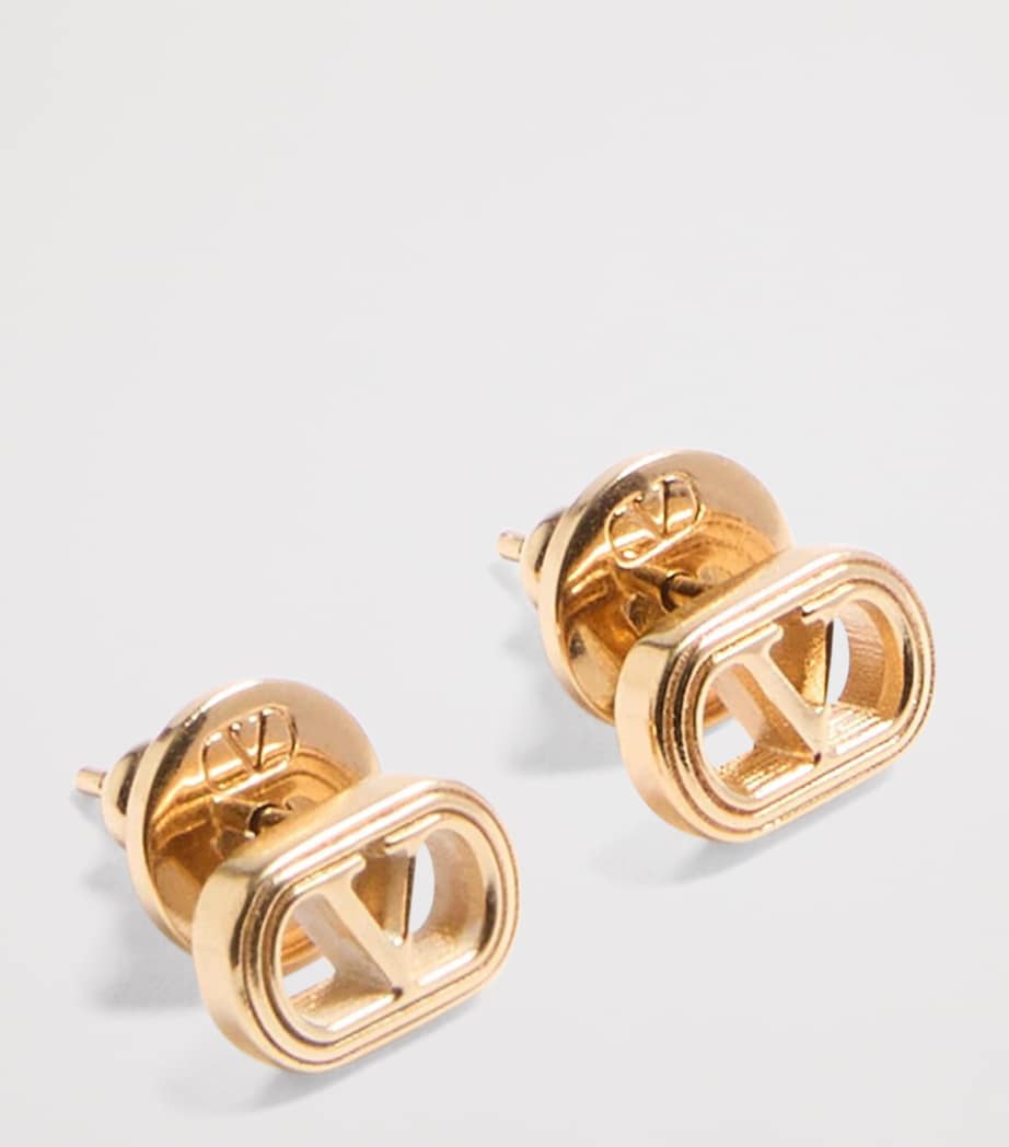VLogo Signature Stud Earrings L01 Image 2