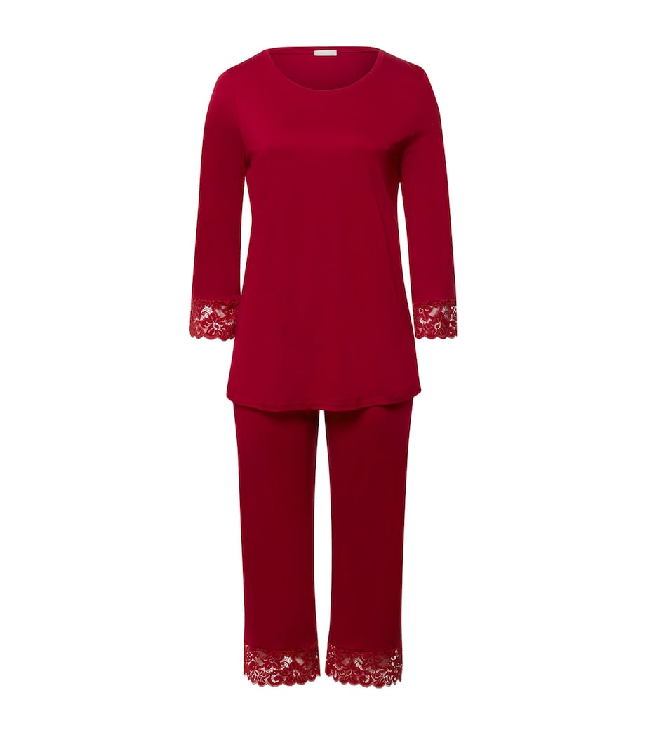 Cotton Moments Pyjama Set RED DAHLIA Image 1
