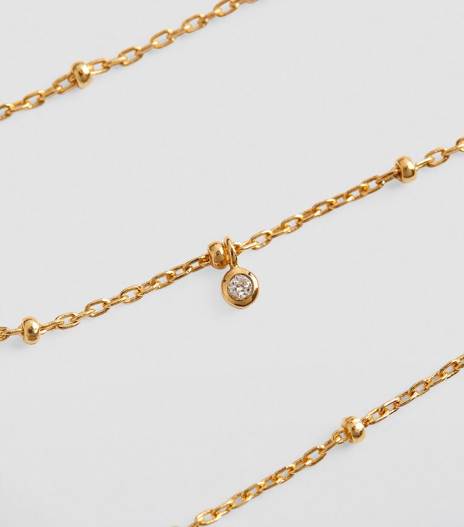 Yellow Gold and Diamond Honorée Bracelet RED Image 5