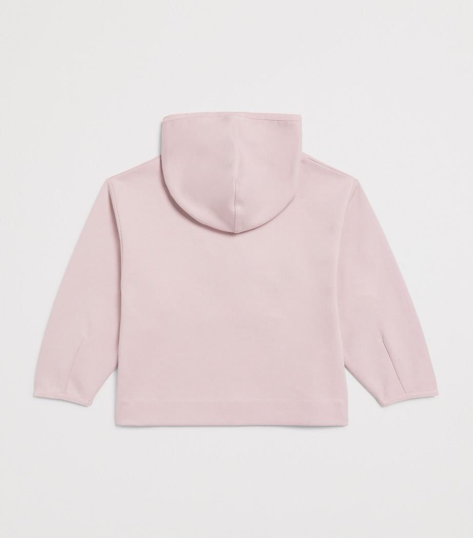 Cotton-Blend Logo Hoodie (4-14 Years) U4218 BURN LILAC Image 2