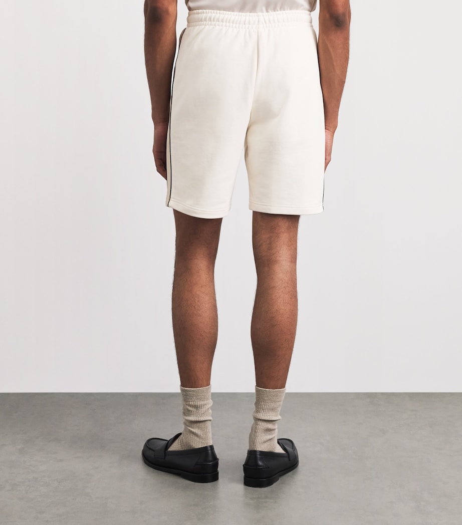 Lacoste Mens Jersey Colour-Block Sweatshorts Beige Image 5