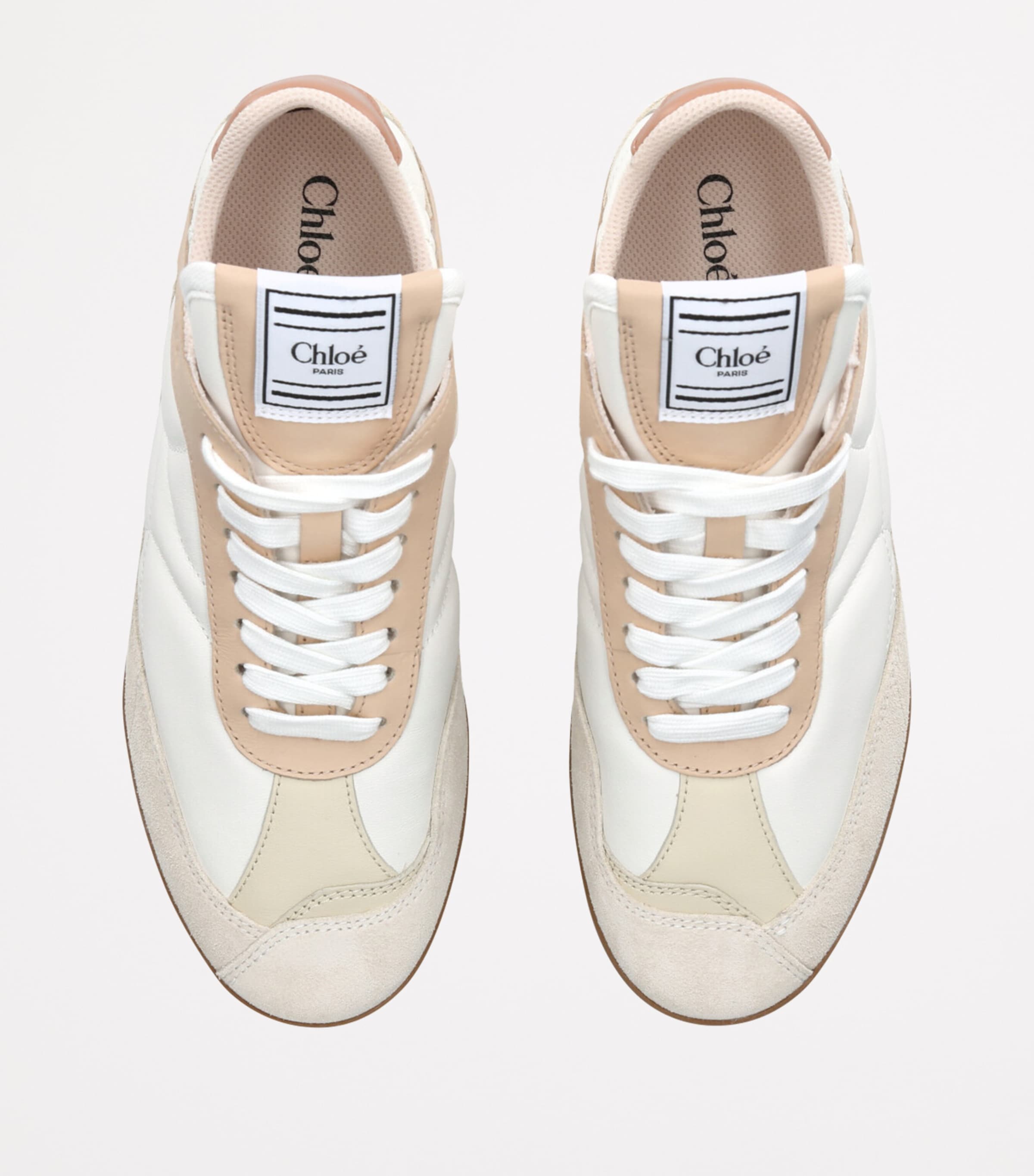 Leather Kick Low-Top Sneakers WHITE/OTH Image 4