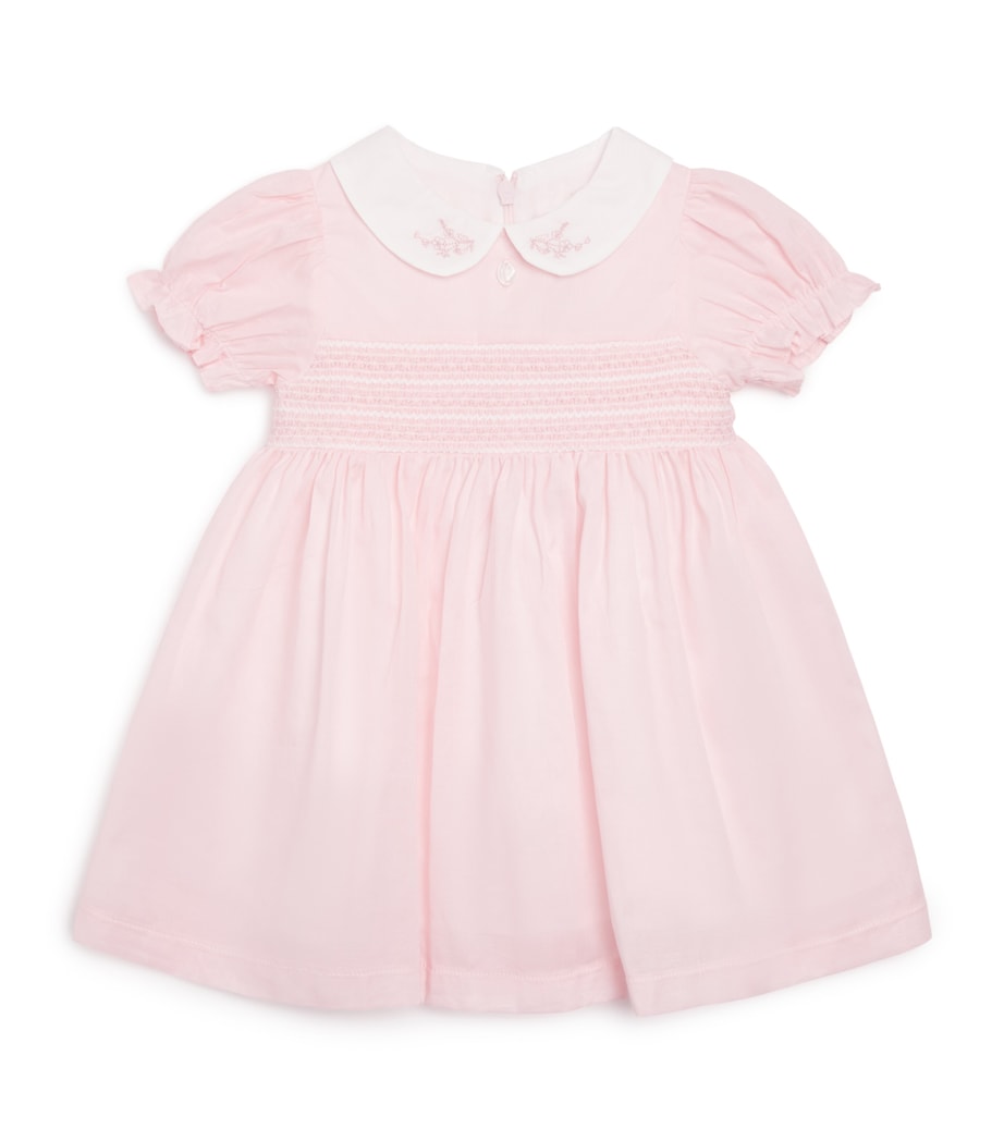Cotton Smocked Dress (6 Months - 4 Years) PALE PINK Image 1
