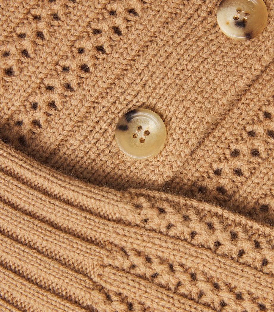 Cropped Back-Buttoned Sweater CAMEL Image 5