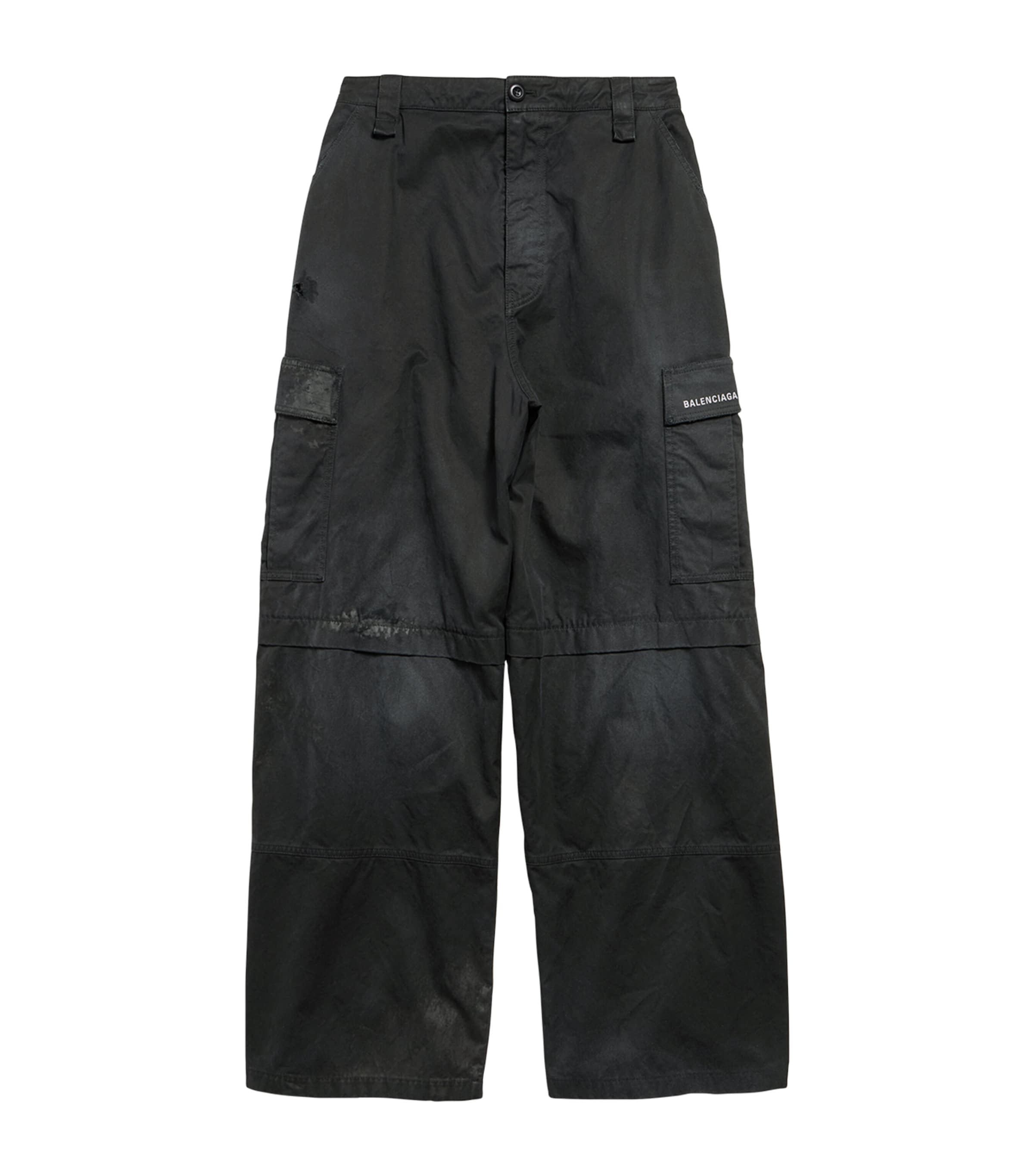 Cotton Distressed Sweatpants 1000 Image 1