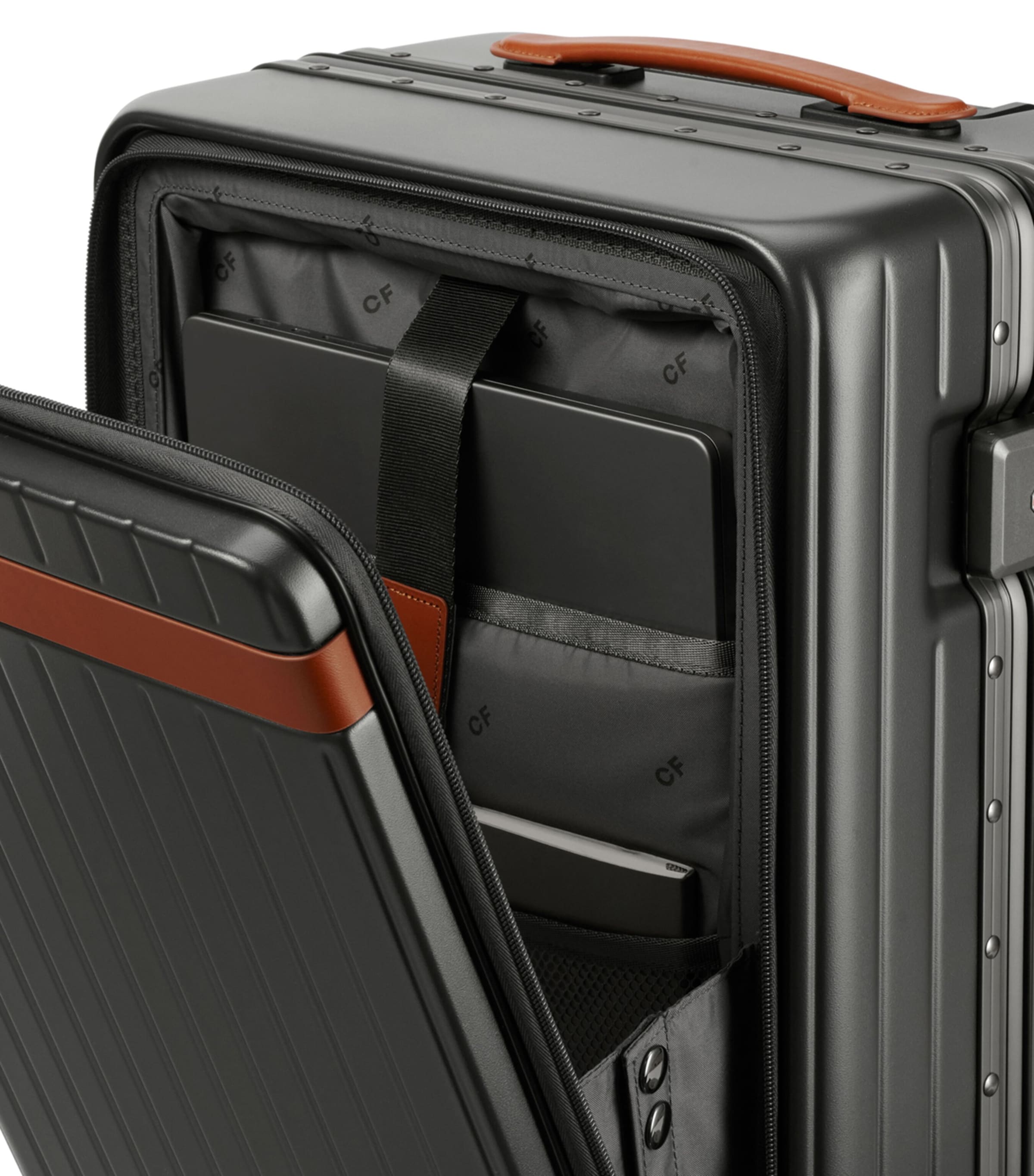 The Carry-On Pro Suitcase (55cm) COGNAC Image 7